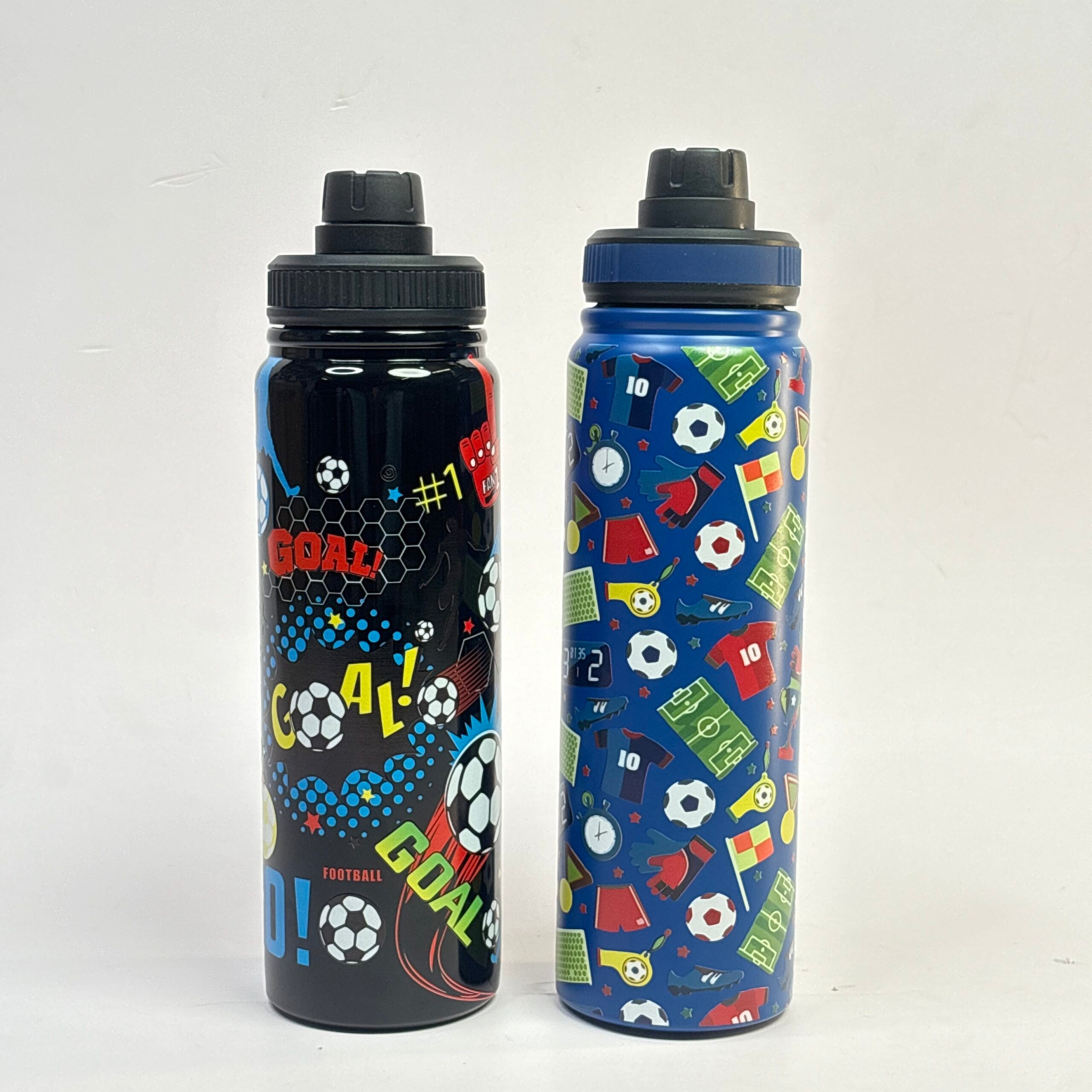Football Insulated Steel Bottle 750ml