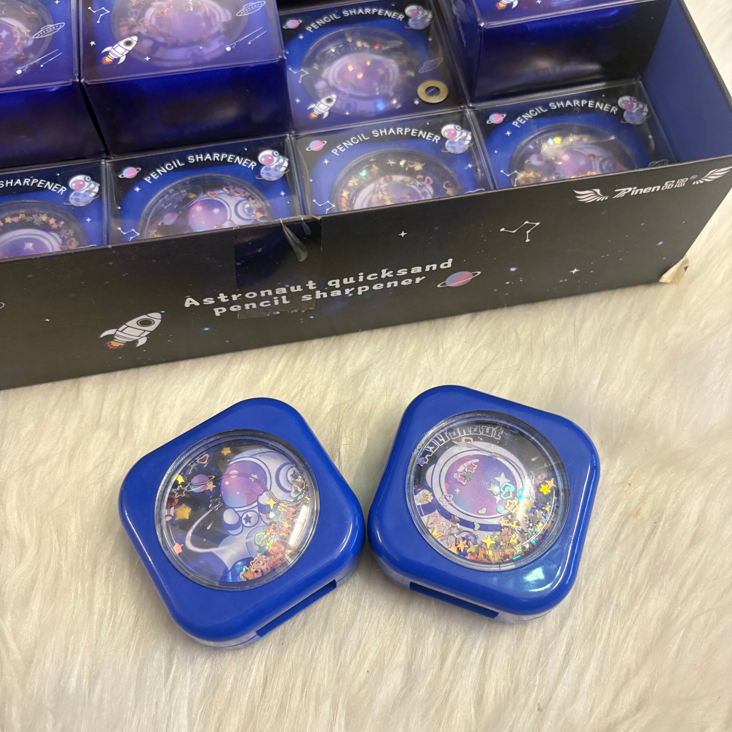 Water glitter space sharpener