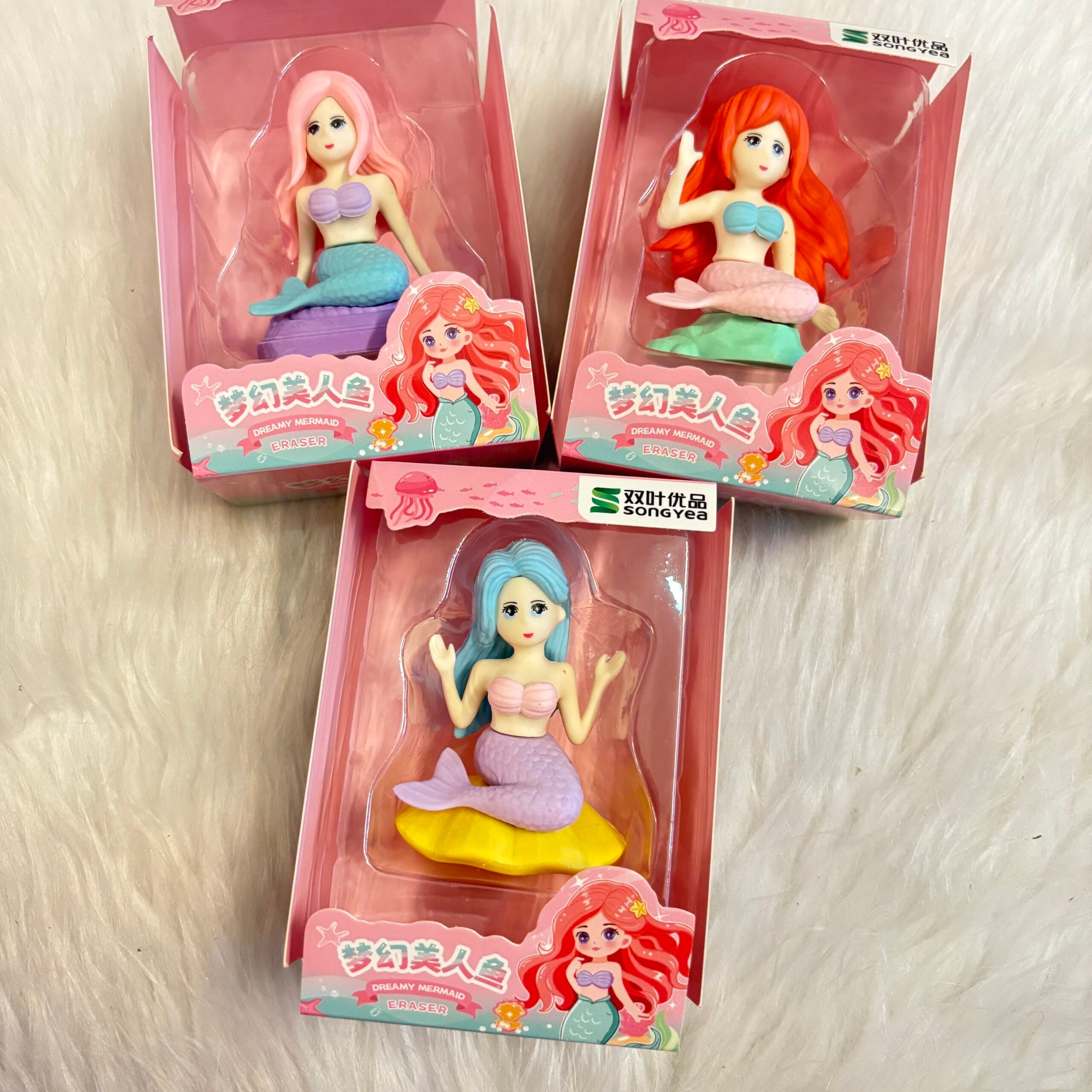 Jumbo mermaid erasers