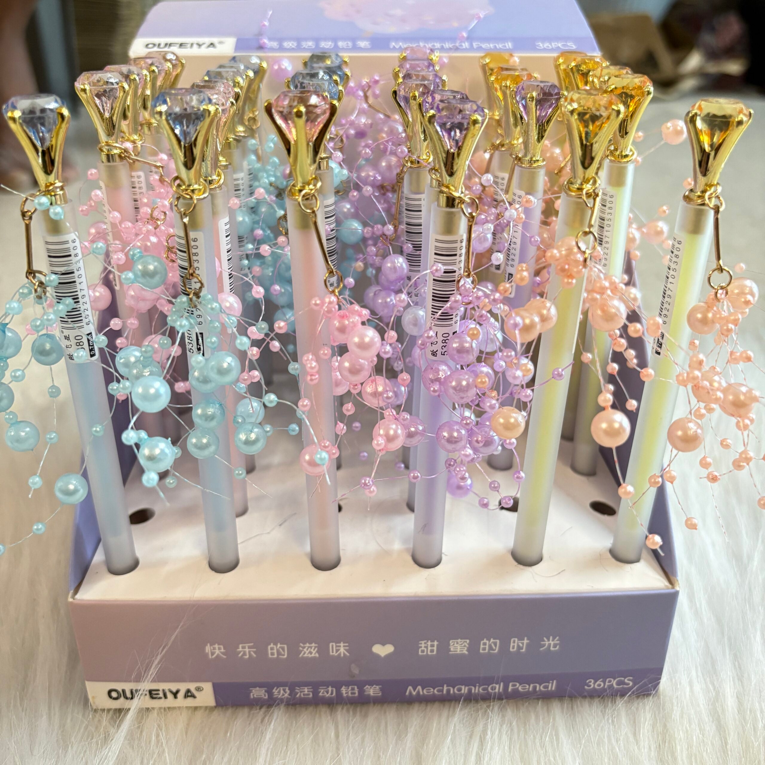 Diamond studded pencil