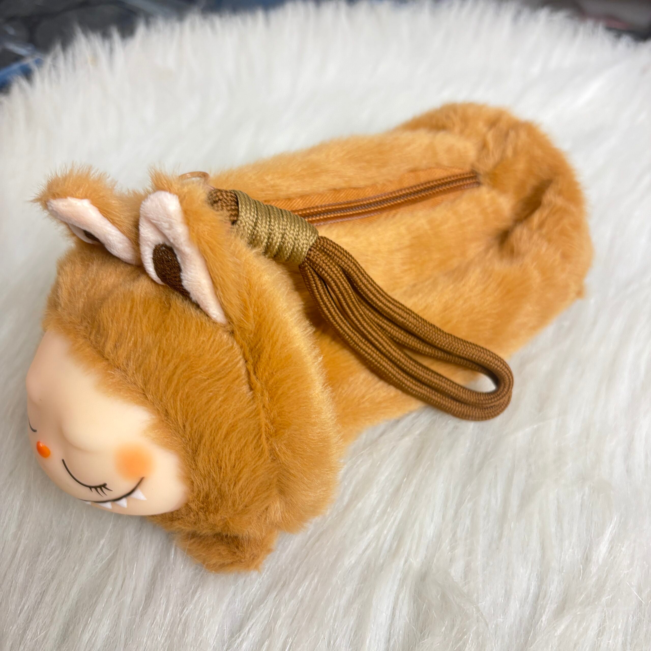 Cute Labubu Fur Pouches