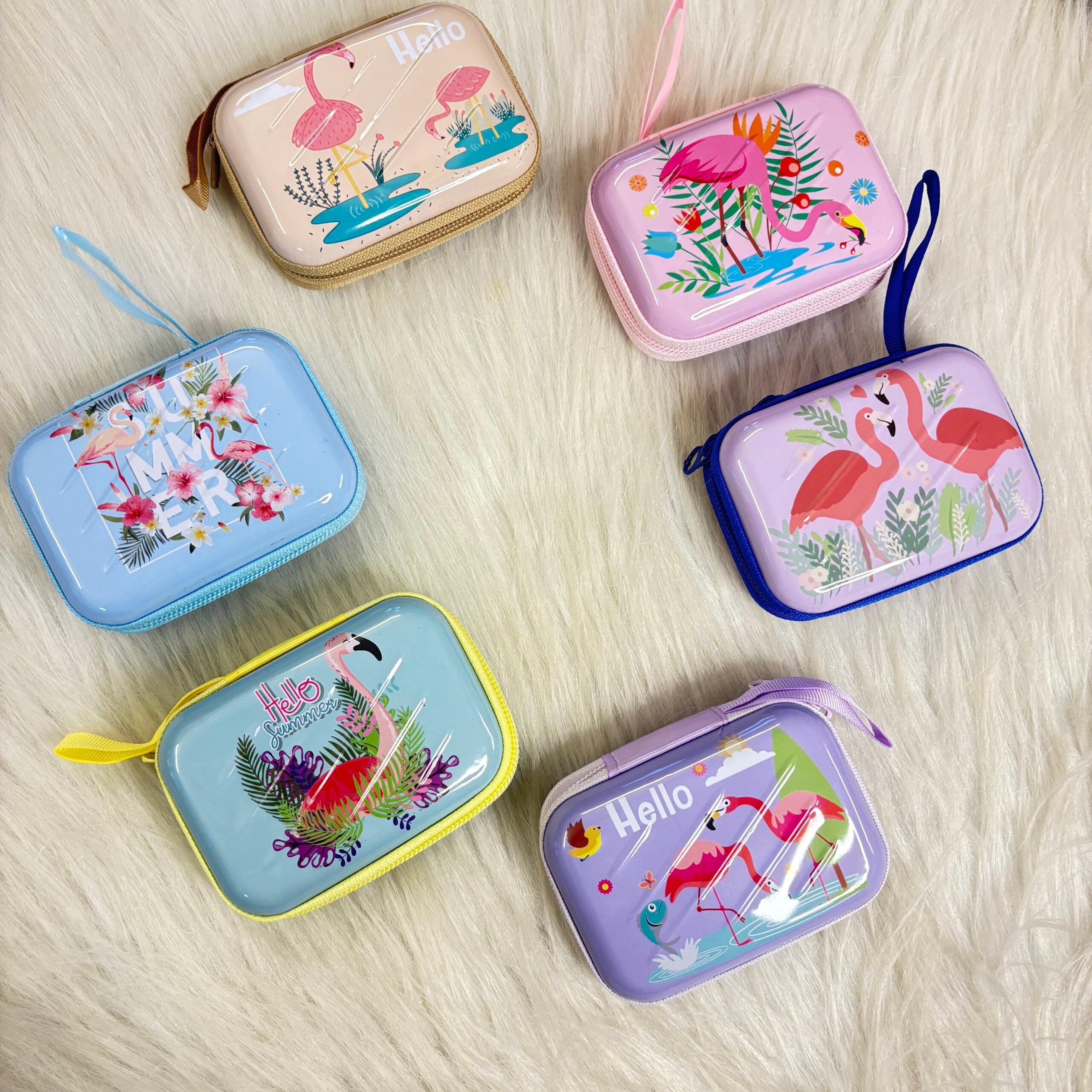 Flamingo and Unicorn multipurpose tins