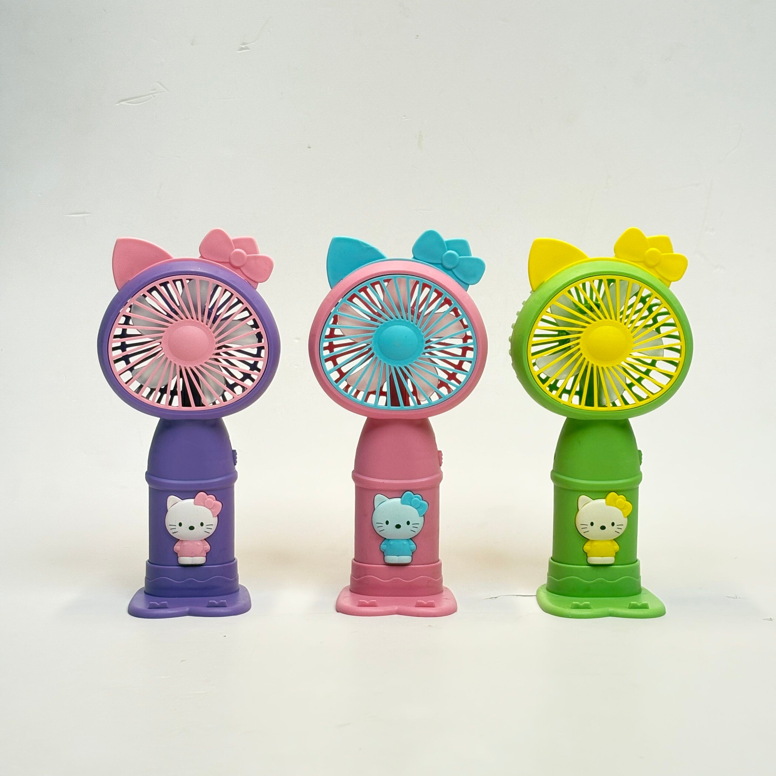 Hello kitty fan with light and stand