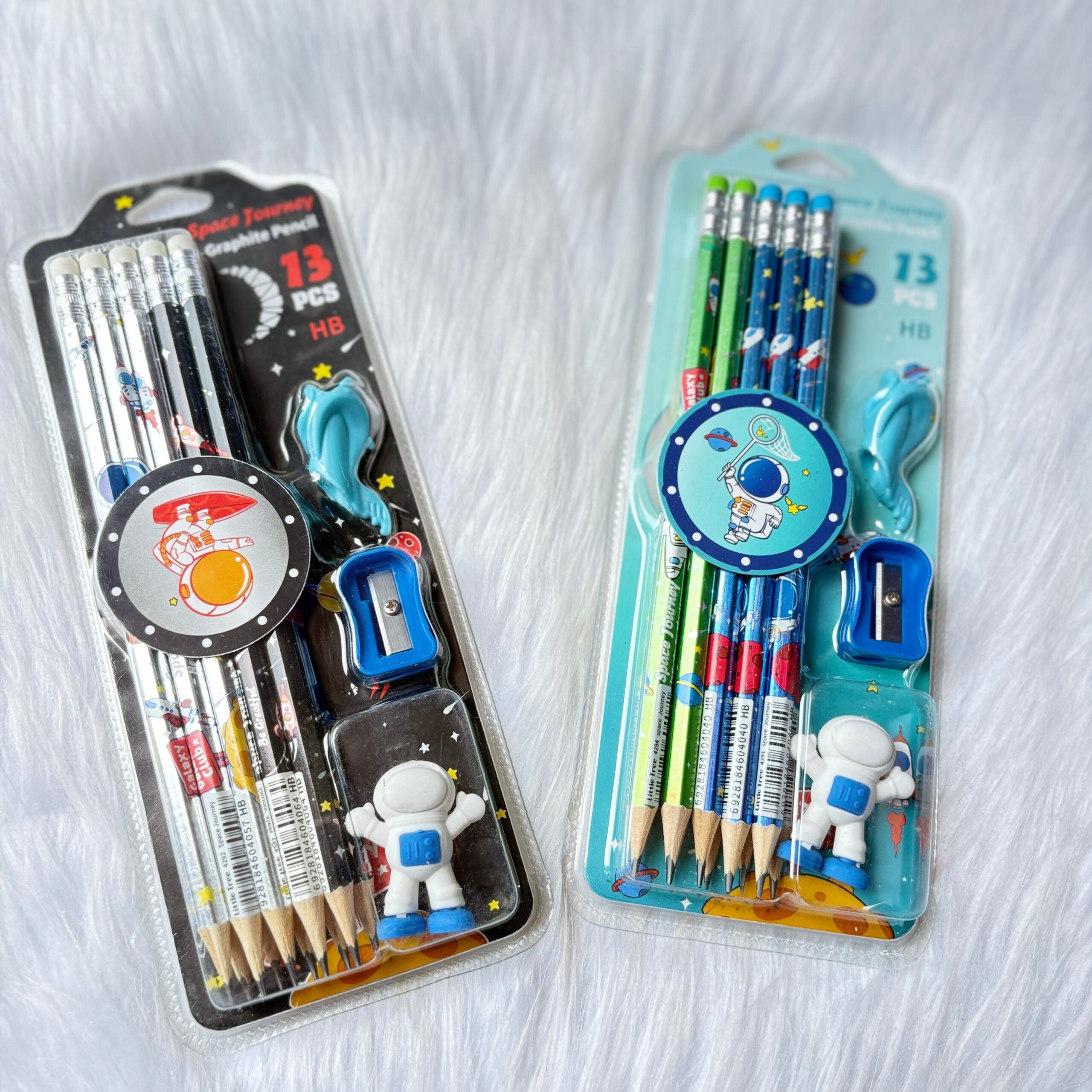 Cute space pencil gift set