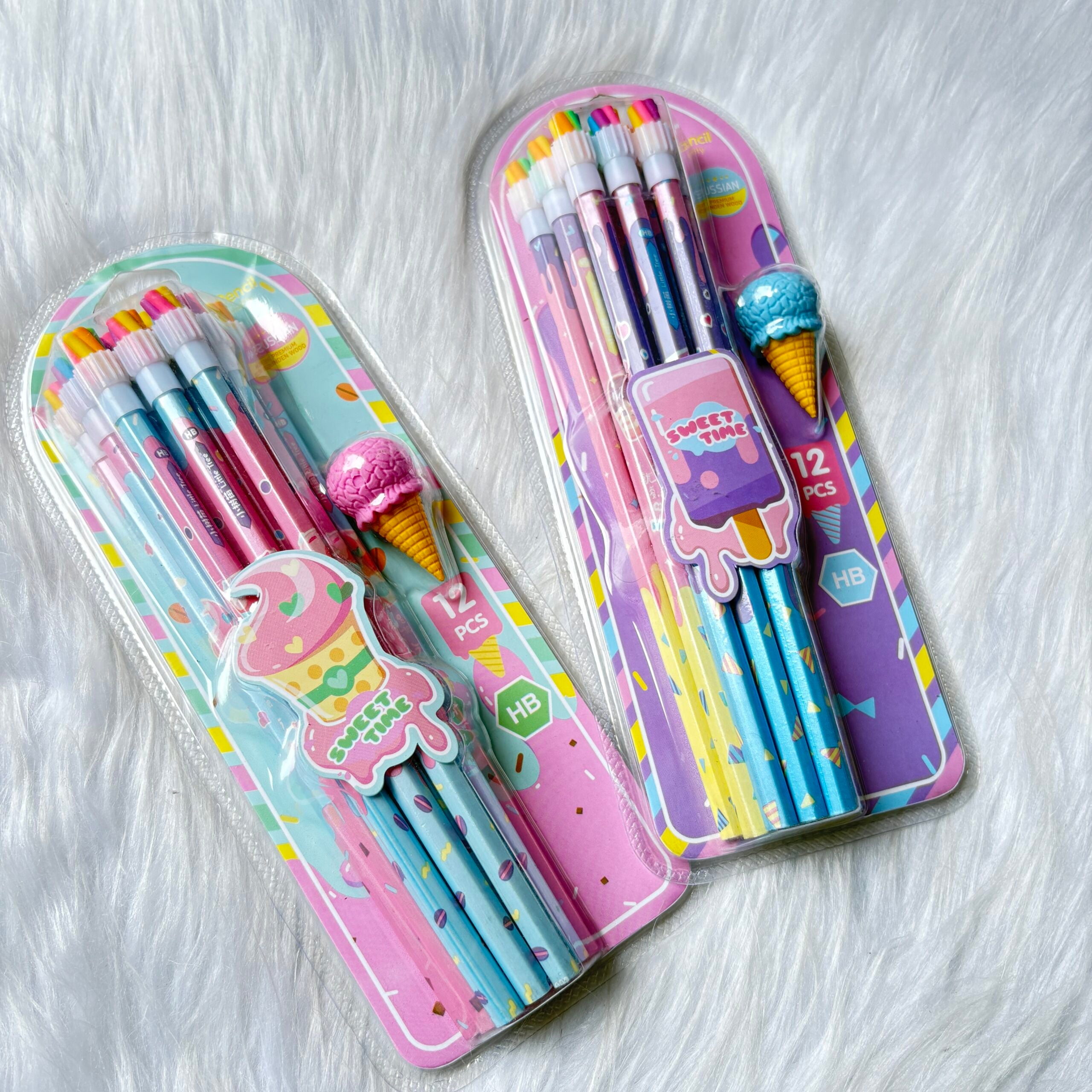 Ice cream pencil gift set for kids