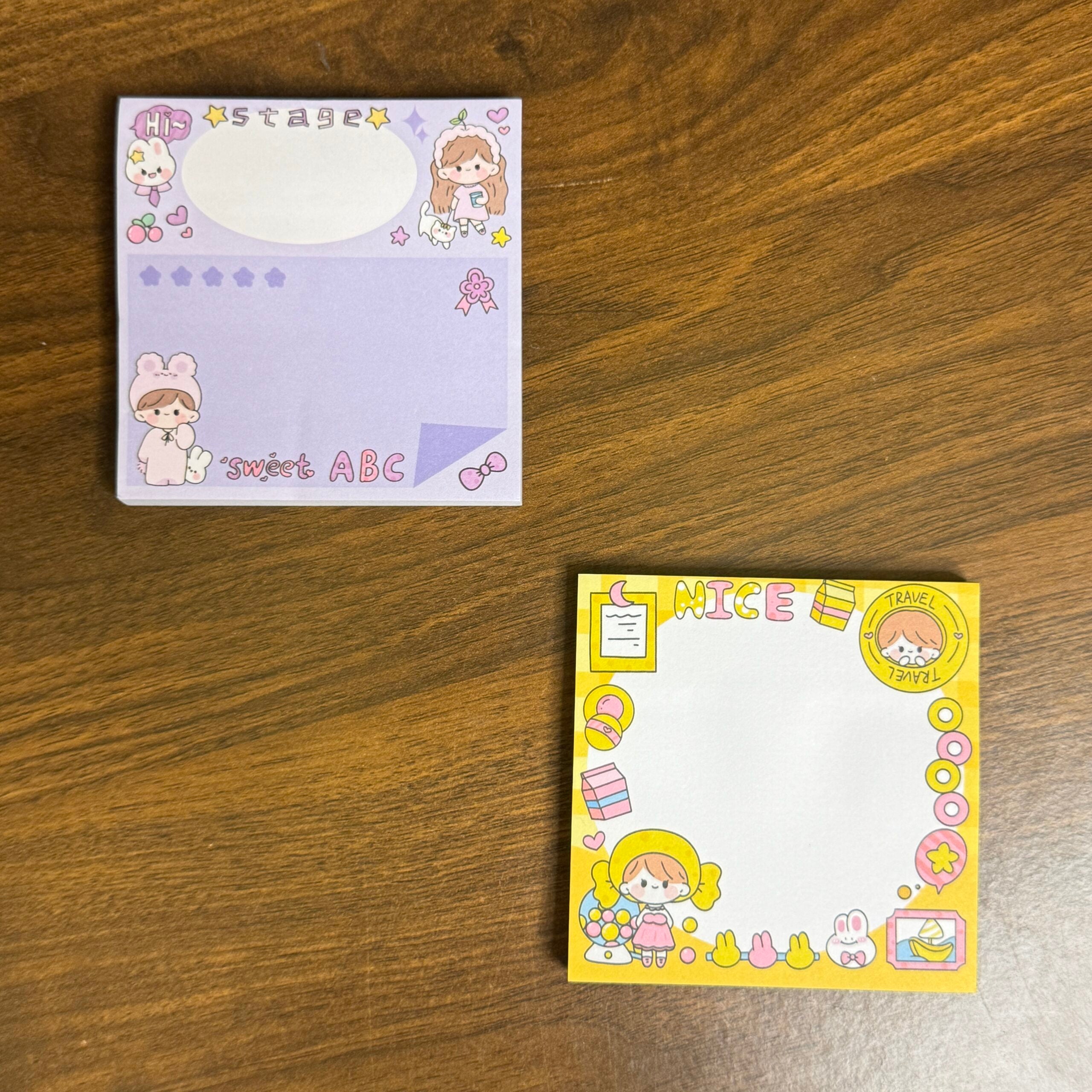 Cute sticky notes