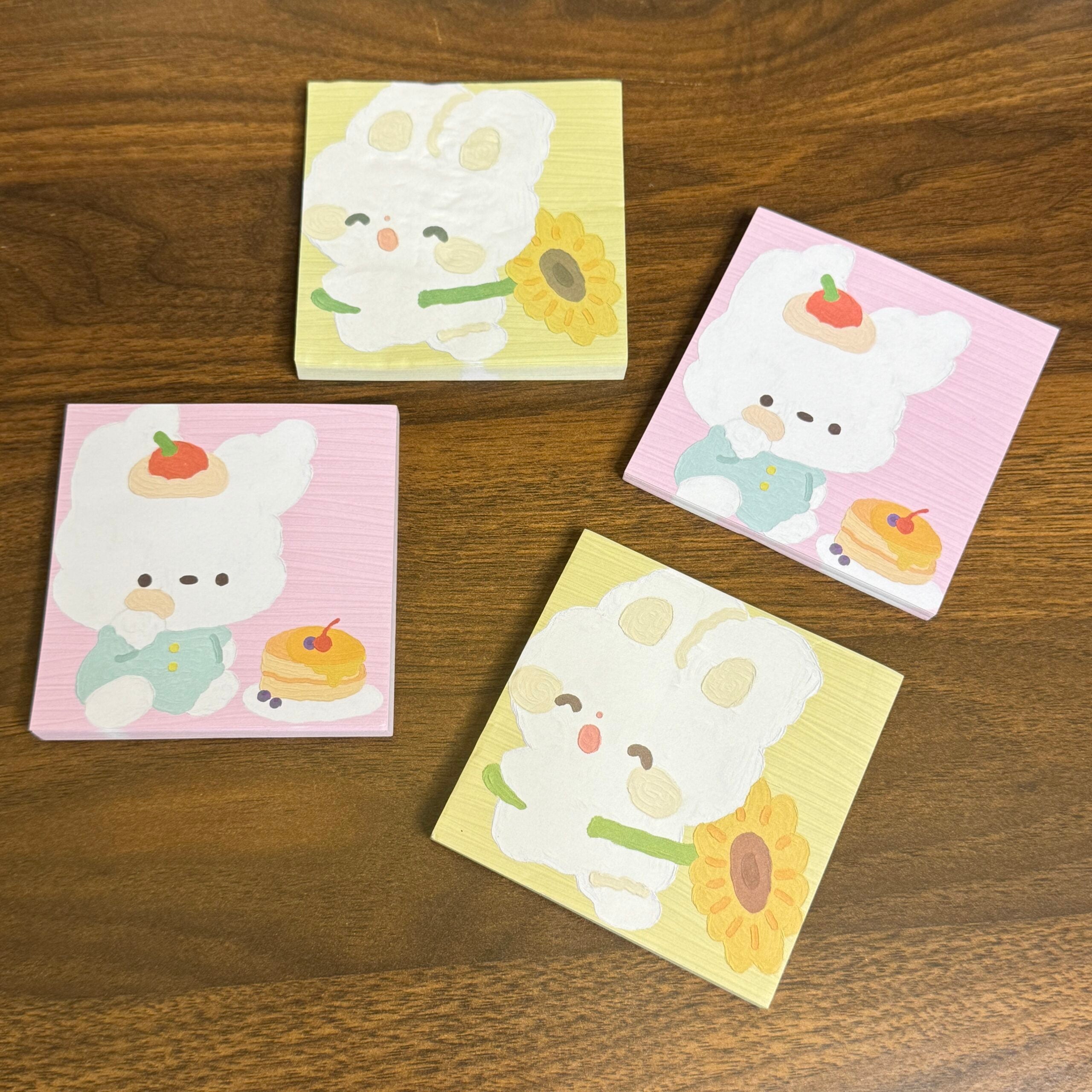 Bunny sticky notes