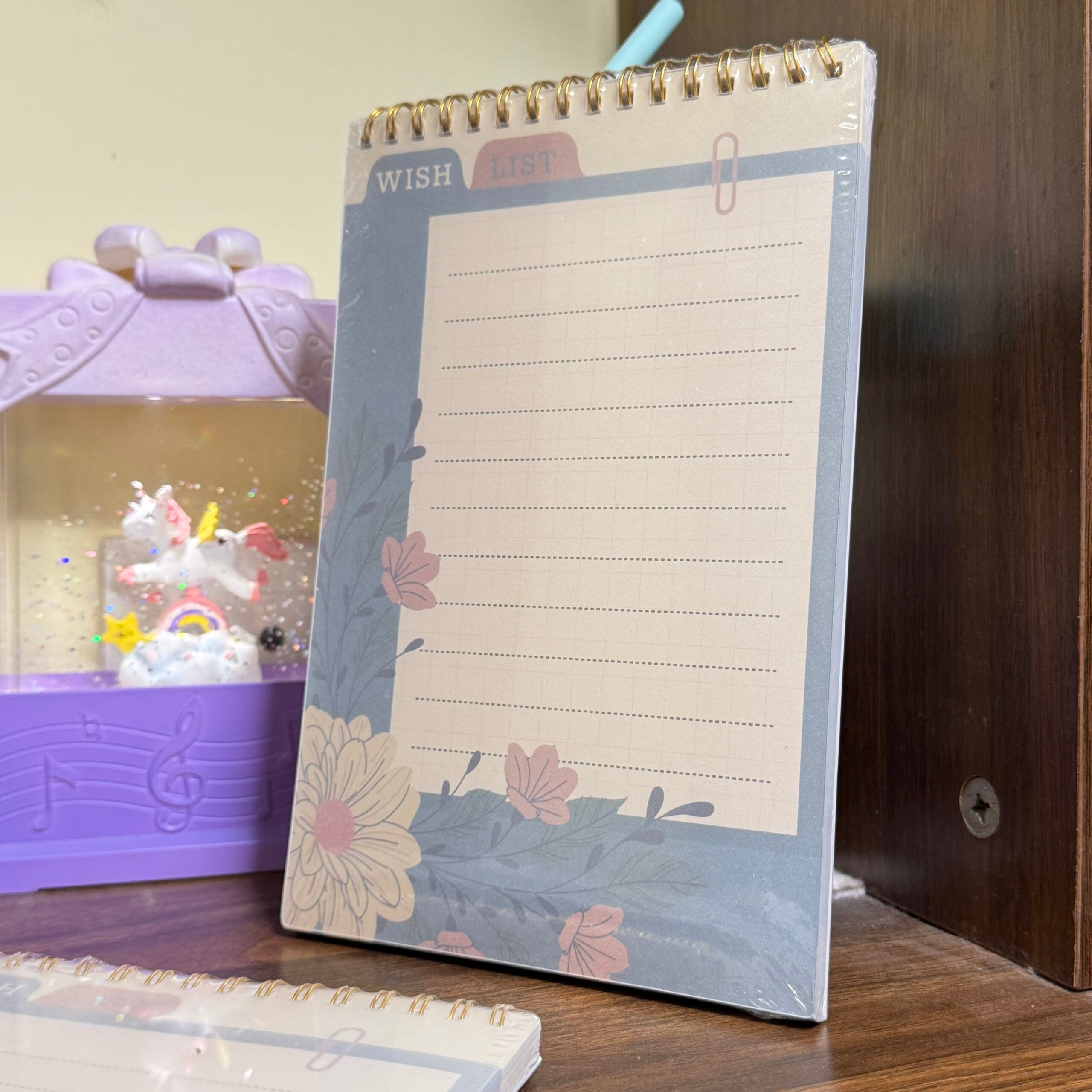 Wish list notepad