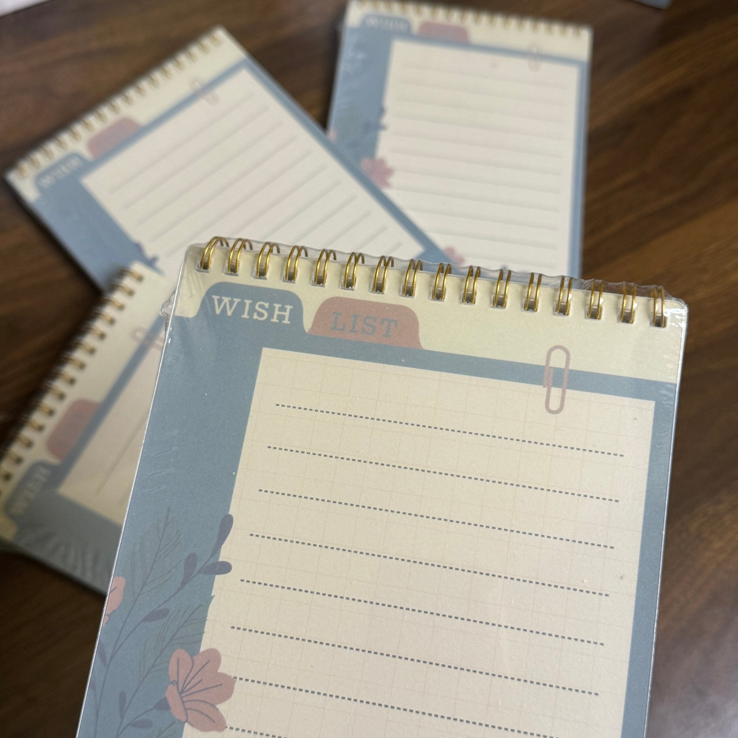 Wish list notepad