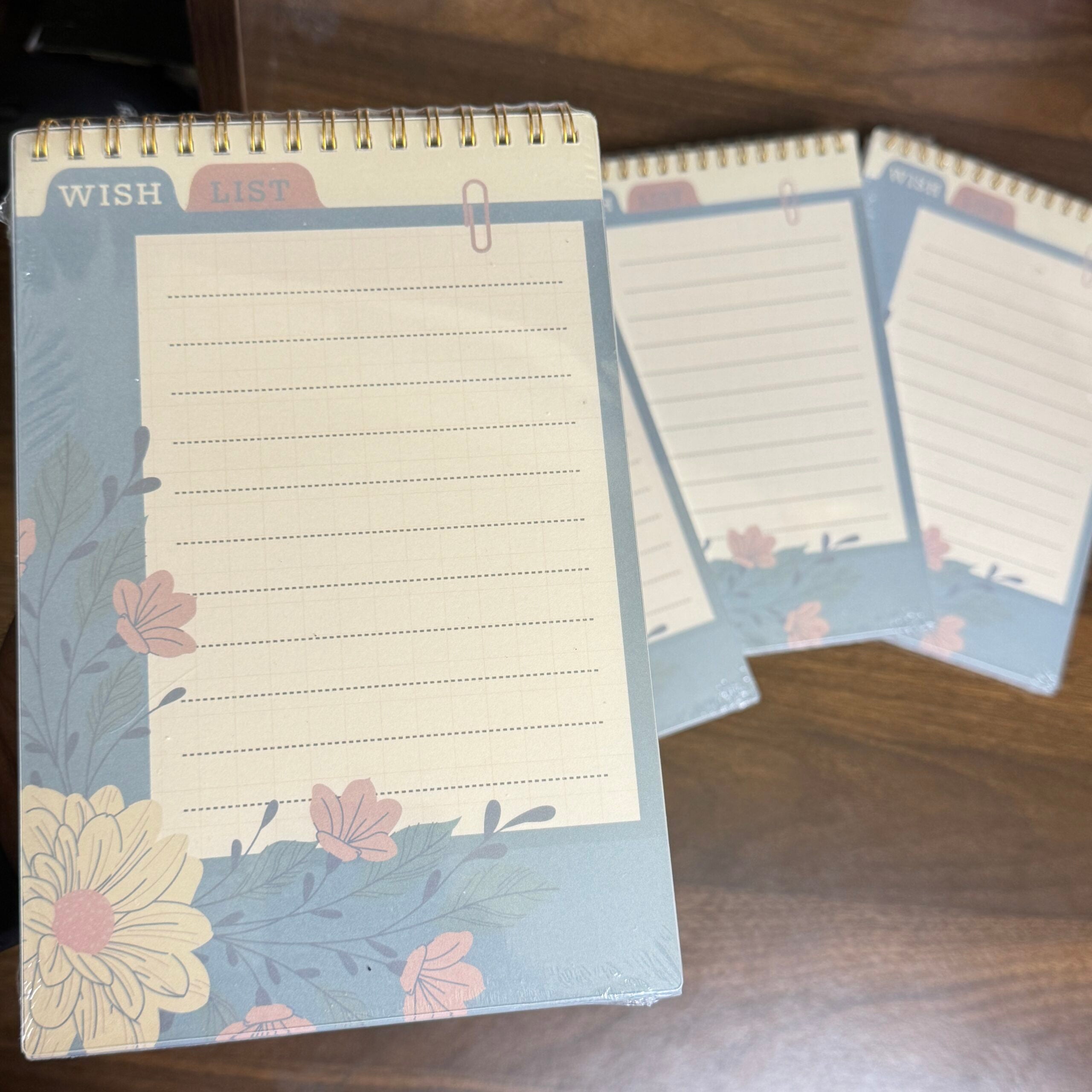 Wish list notepad