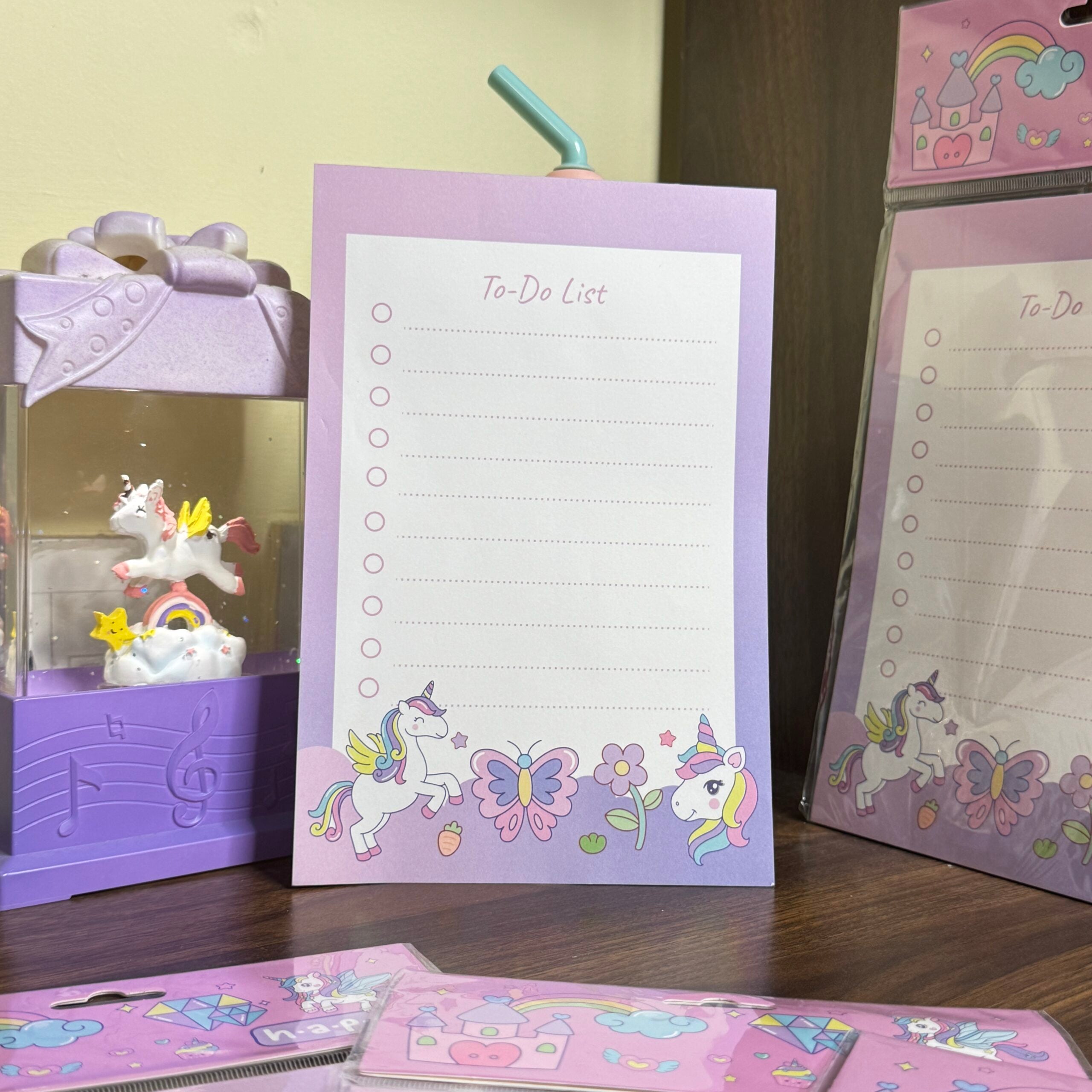Unicorn to to list notepad 30 sheets