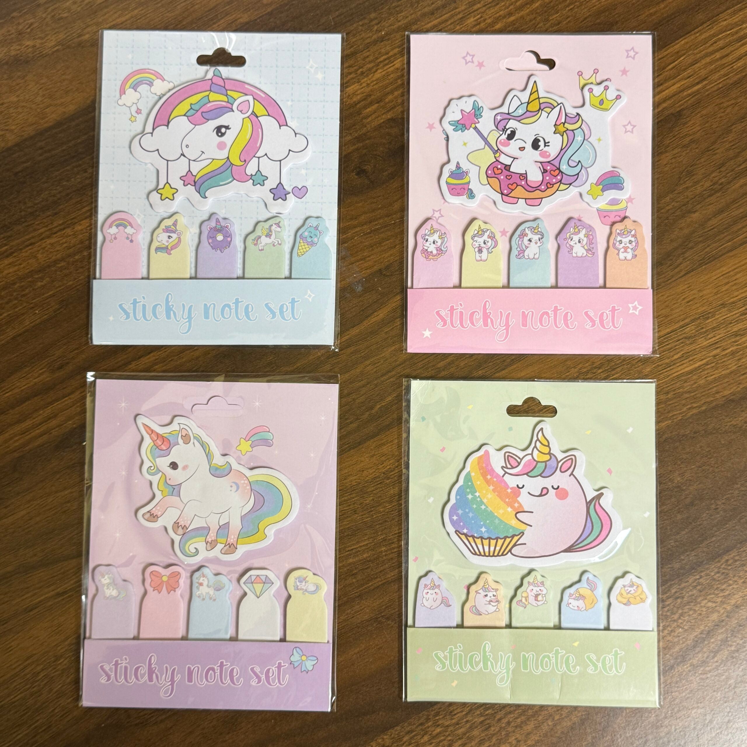 Unicorn sticky notes