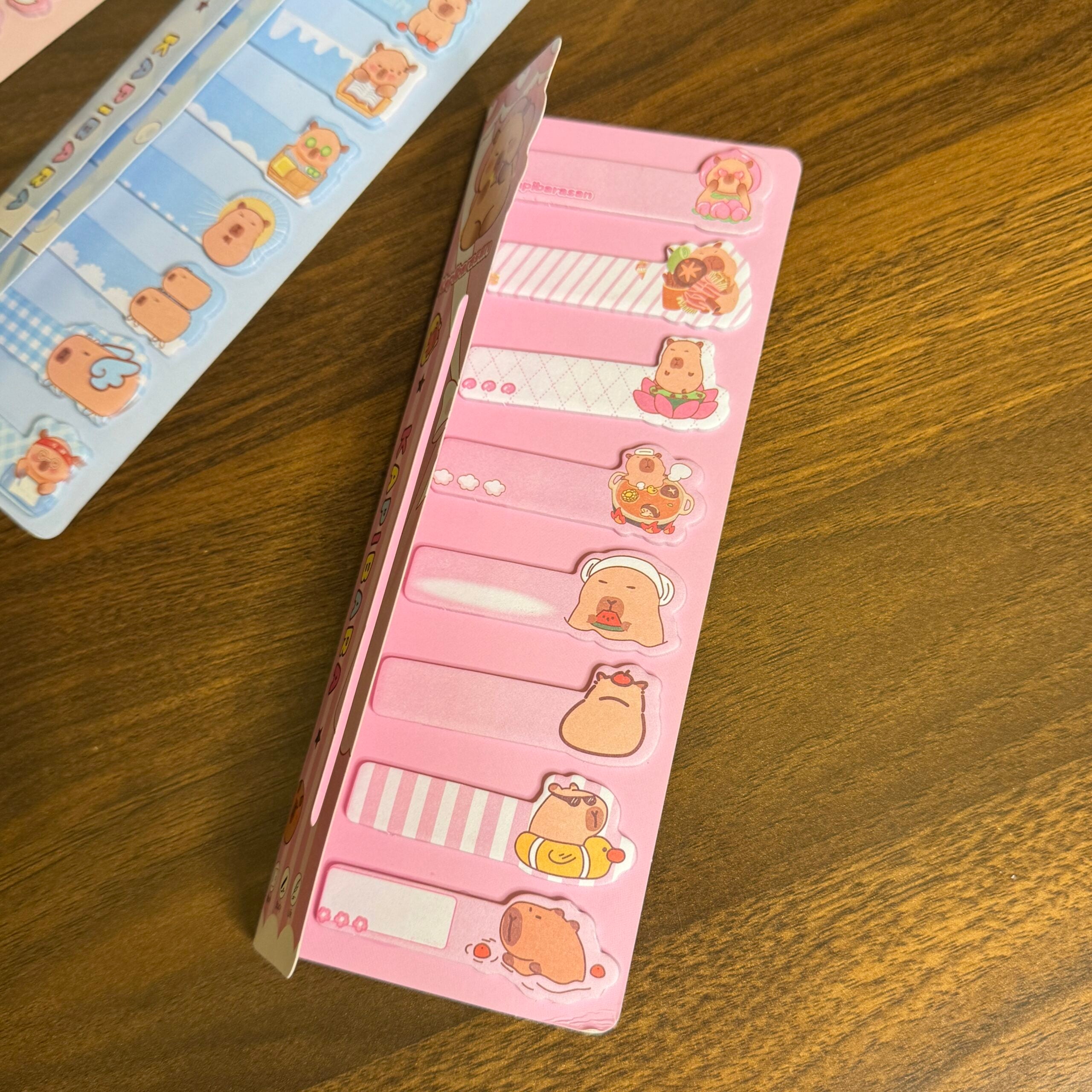 Capybara sticky notes