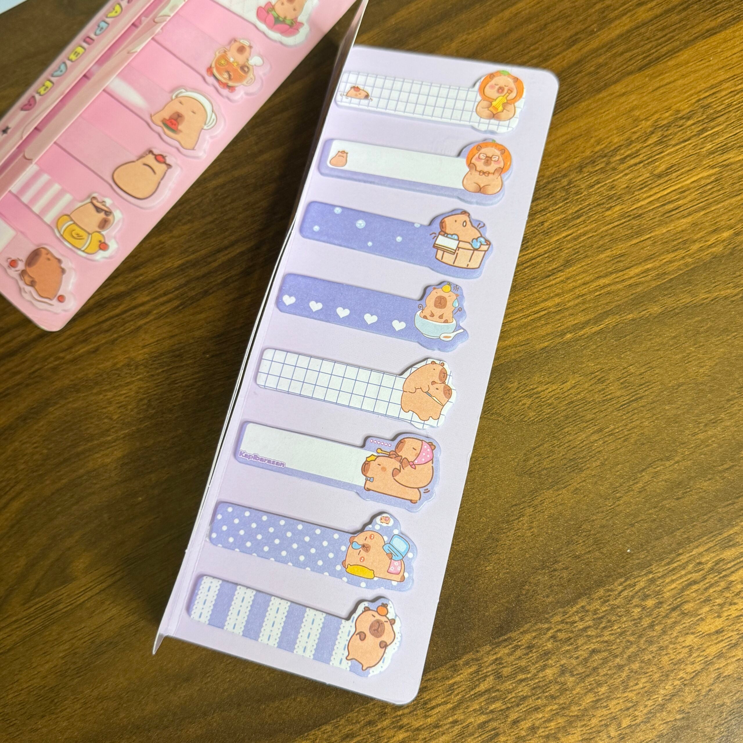 Capybara sticky notes
