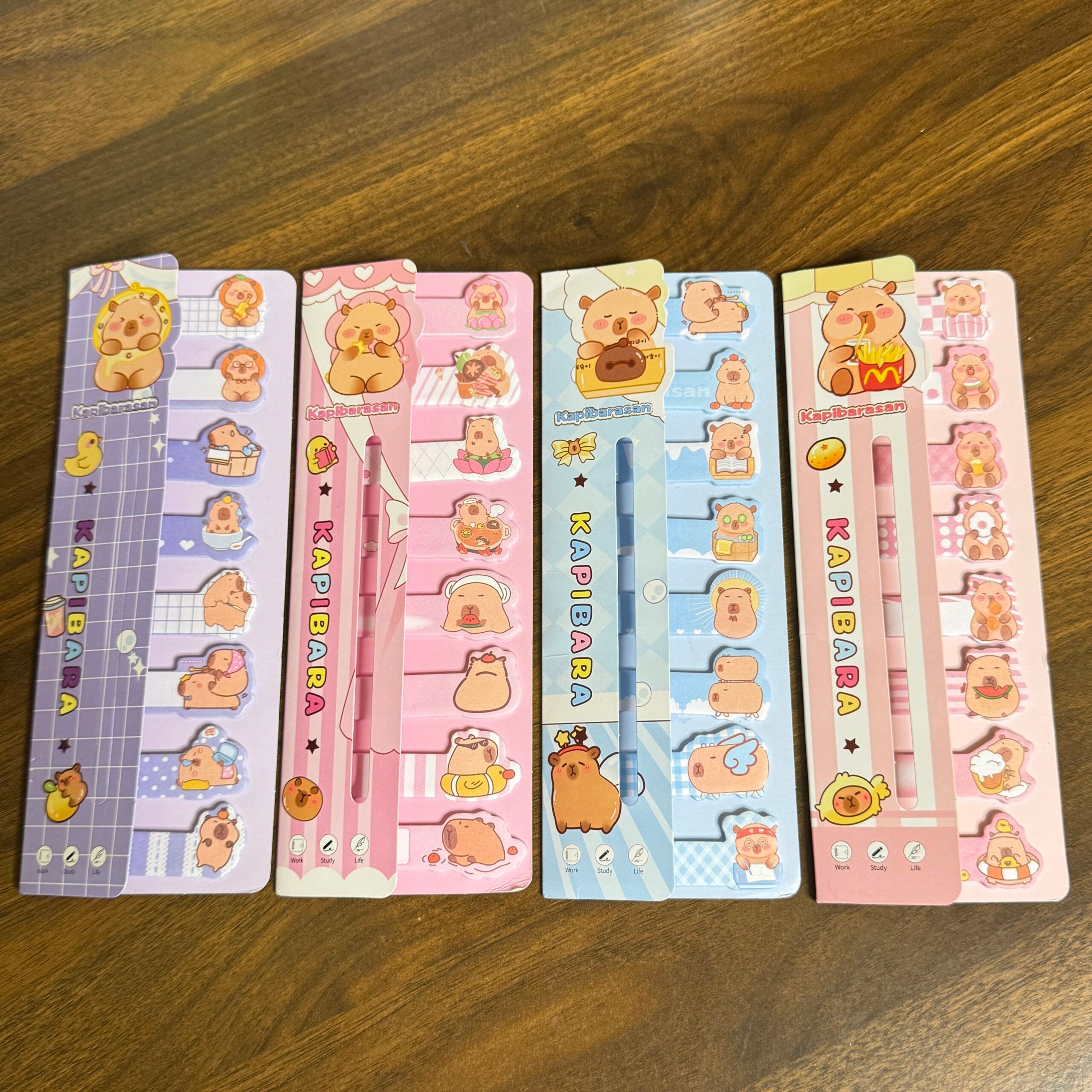 Capybara sticky notes