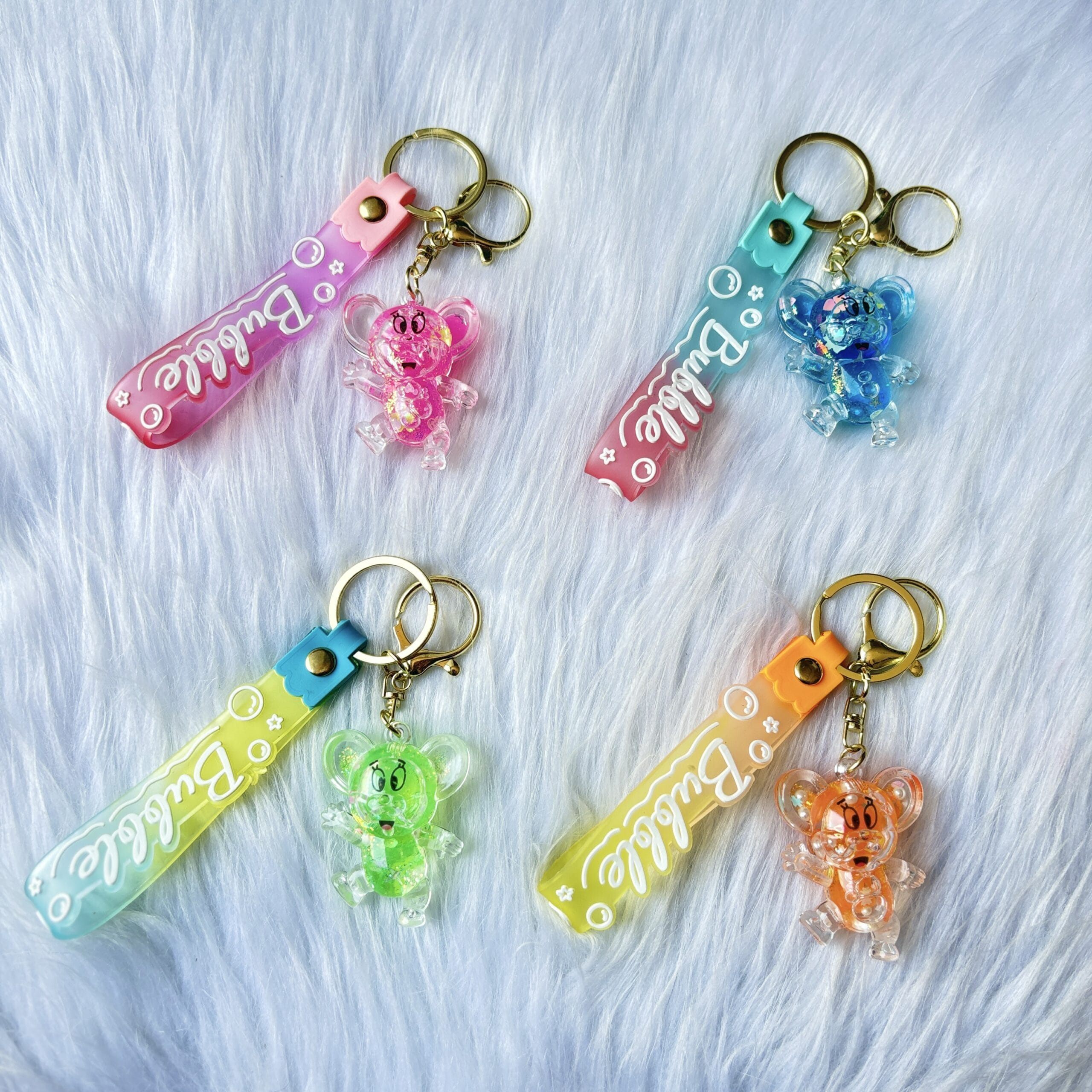 Water Glitter Keychain