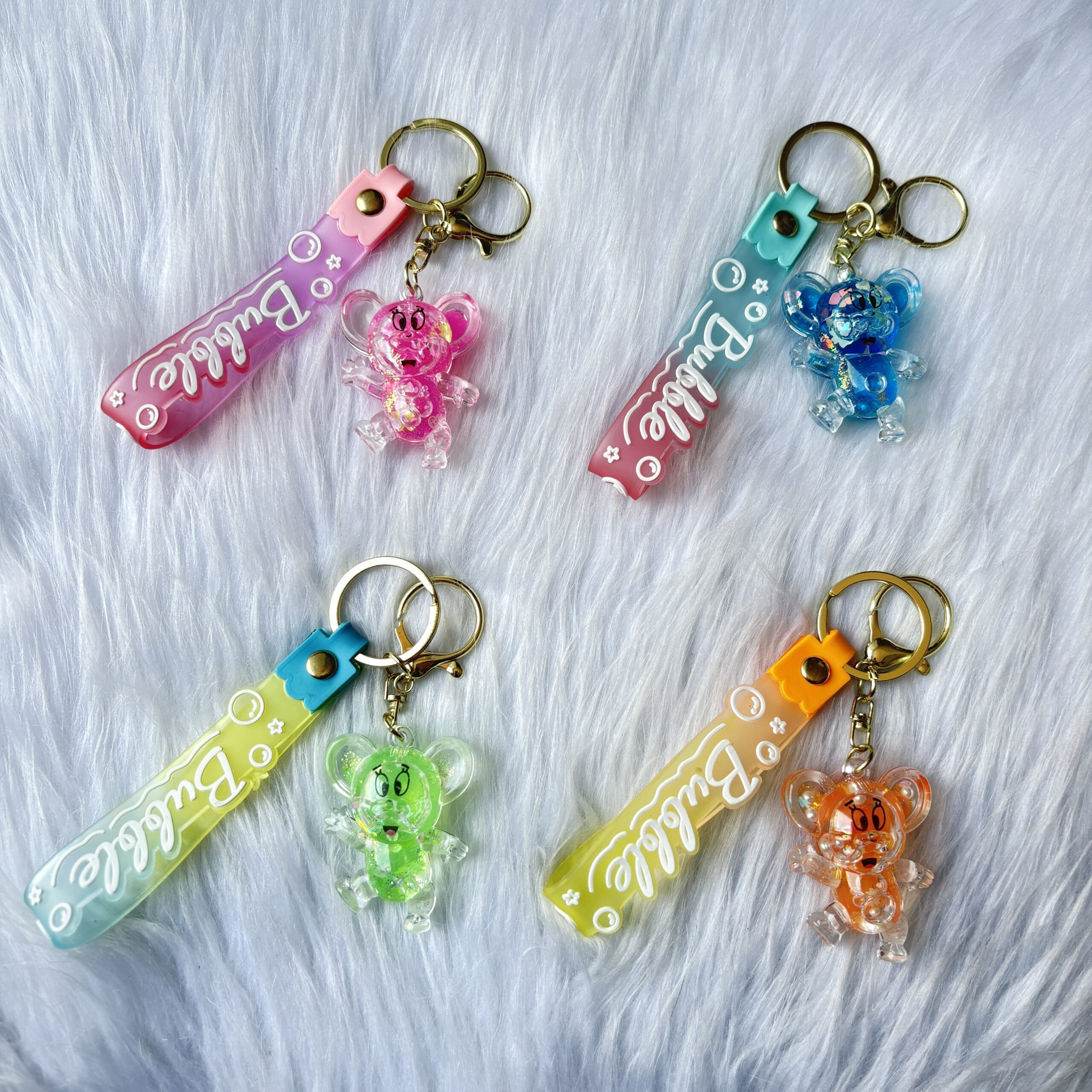 Water Glitter Keychain