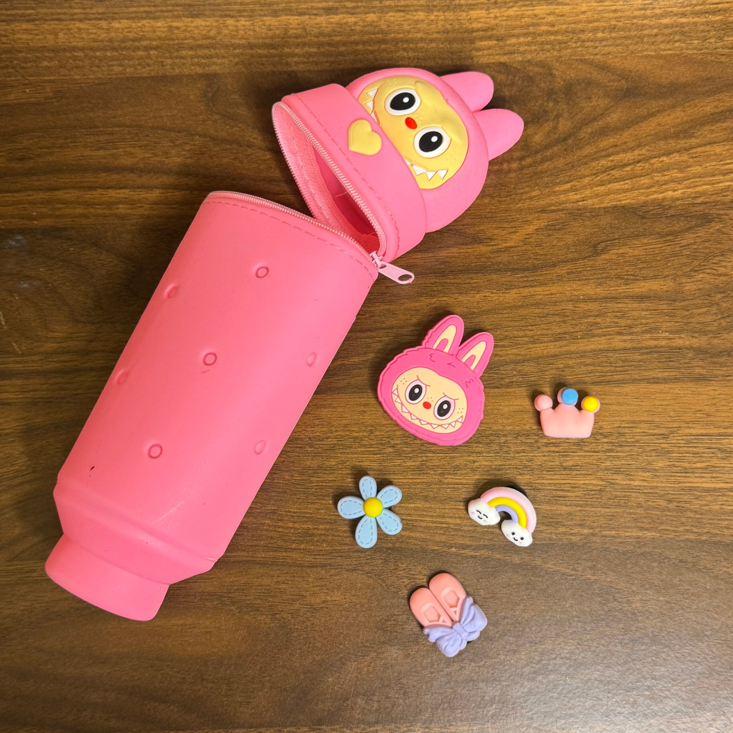 Labubu theme pouches with charms inside