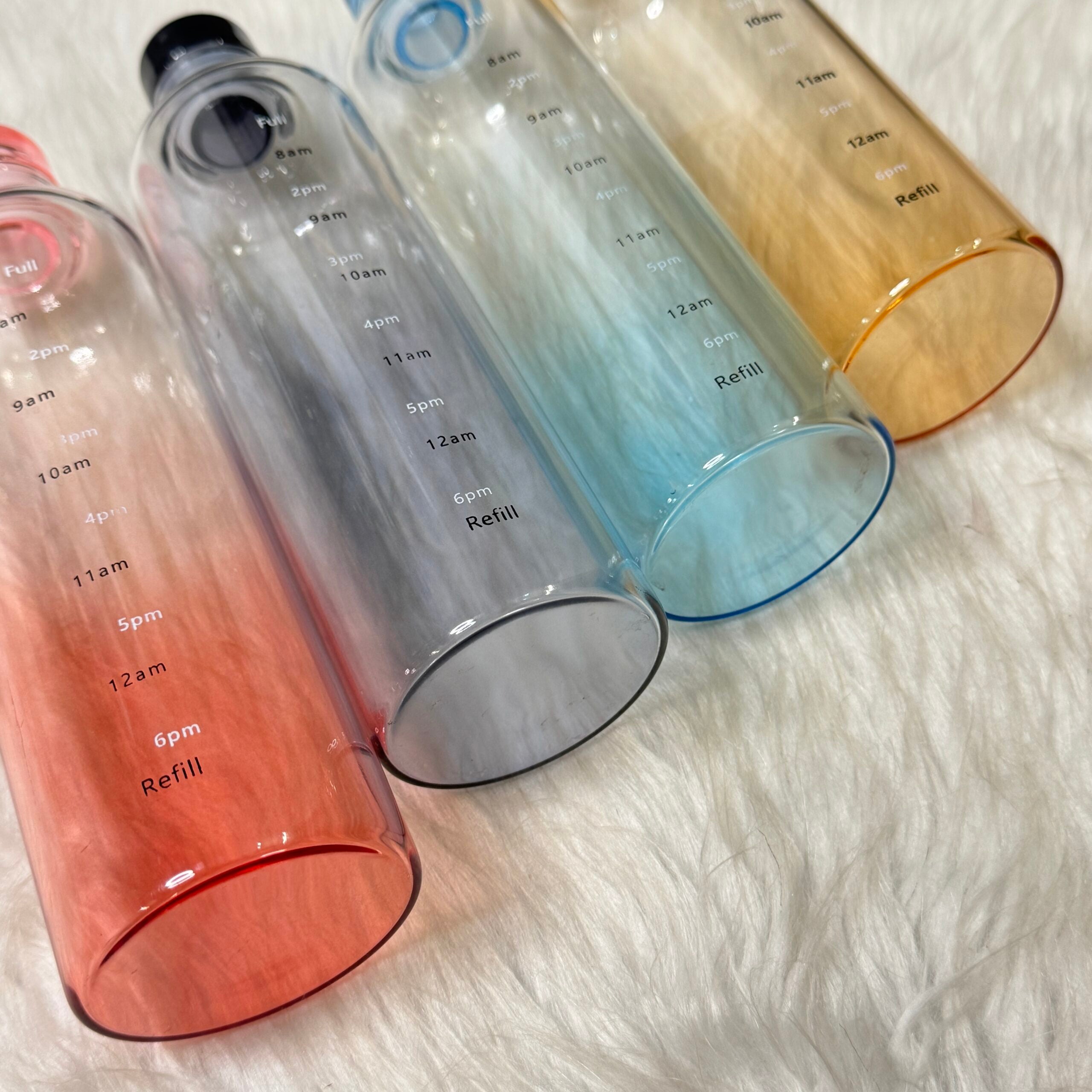 Ombre Glass Water Bottle 17oz