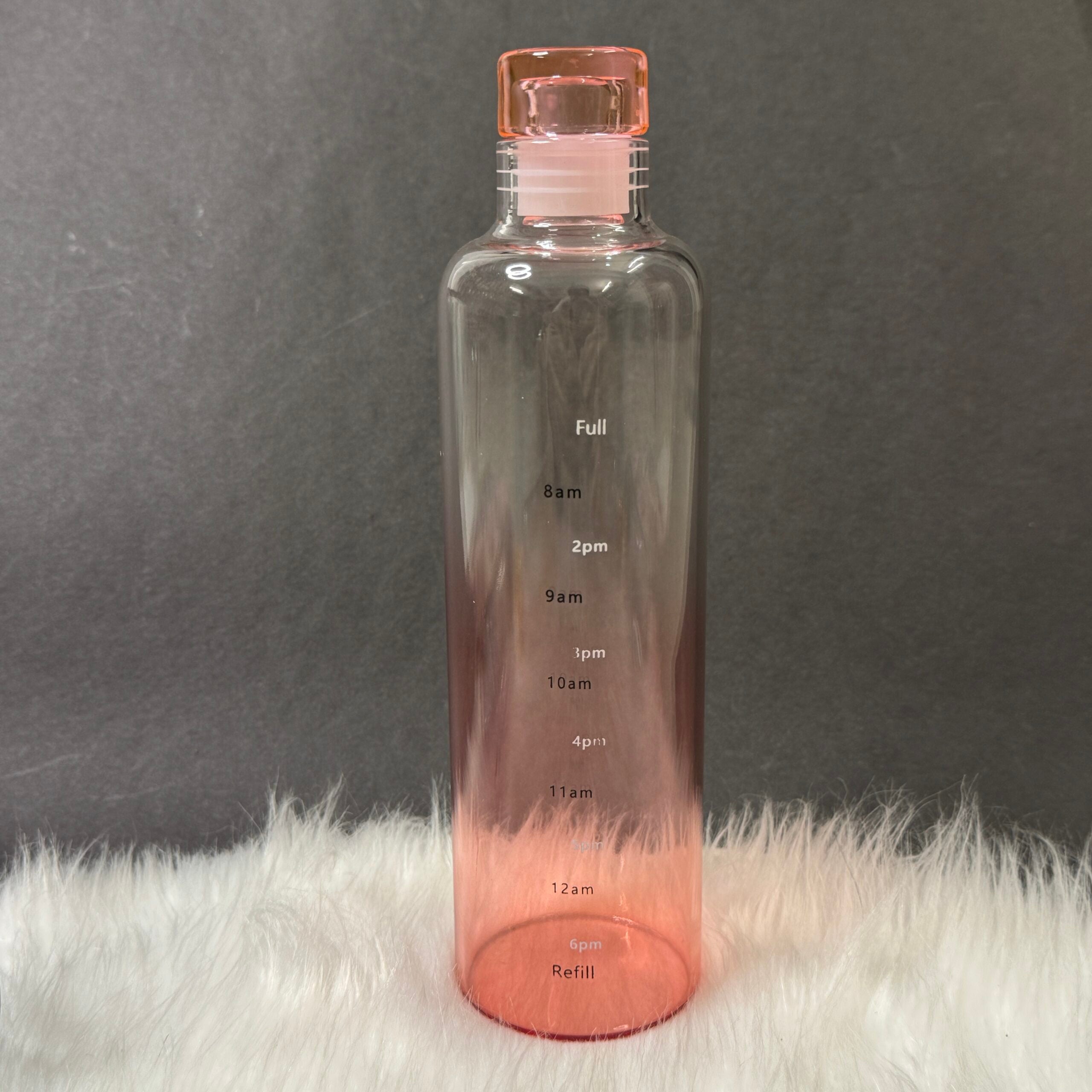 Ombre Glass Water Bottle 17oz