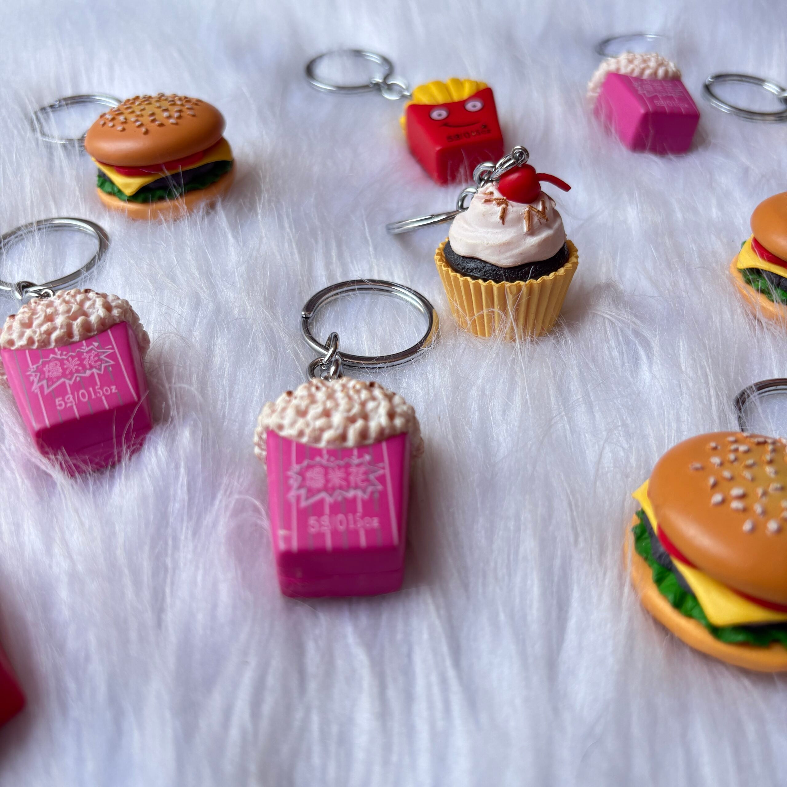 Premium quality food theme keychains random
