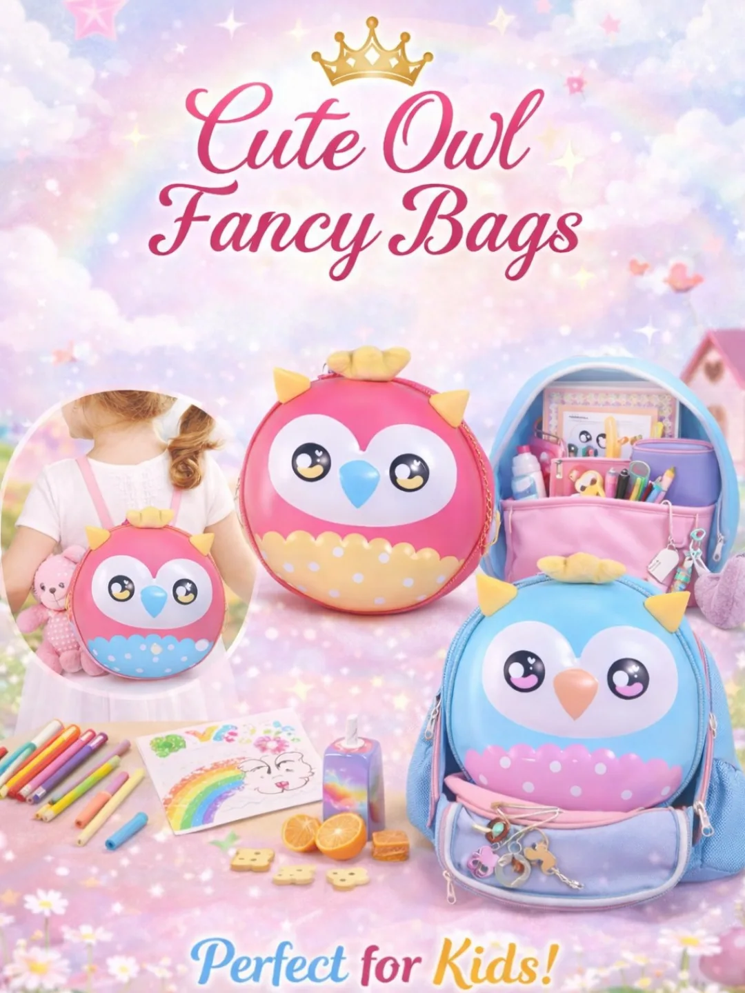 Owl shaped bag
