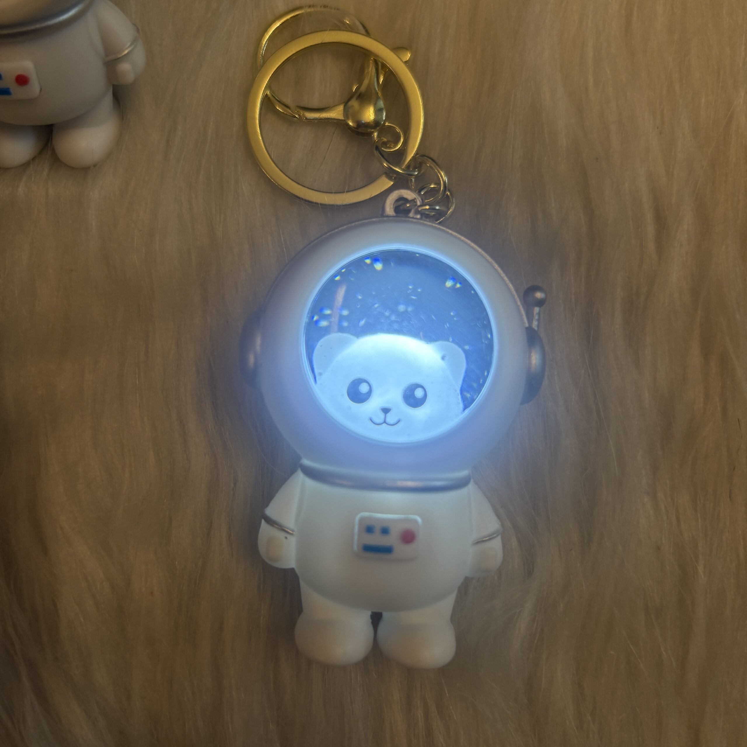Cute bear Astro Light keychain random designs