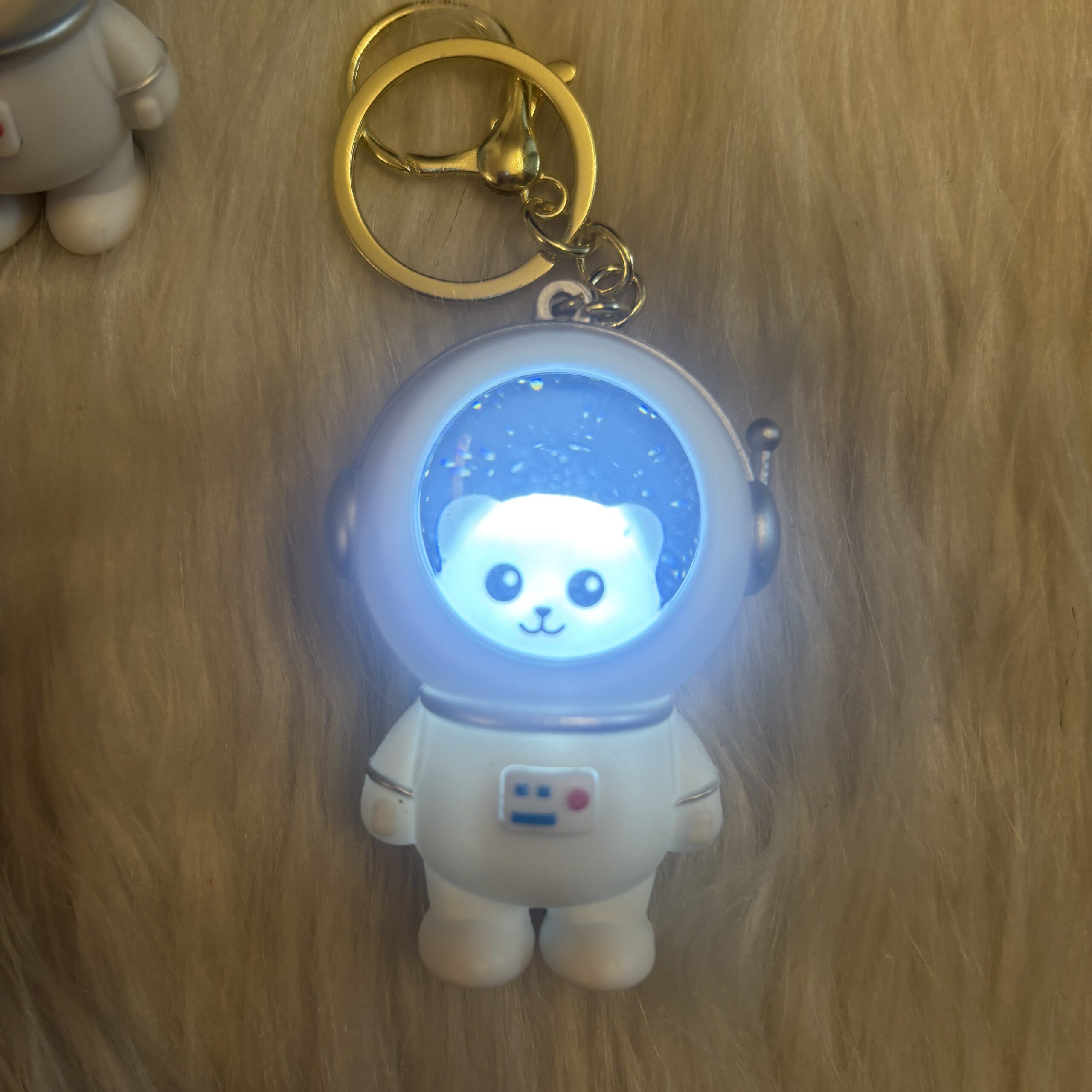 Cute bear Astro Light keychain random designs