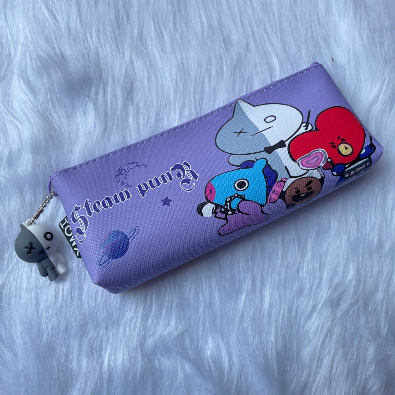 BTS keychain pouch