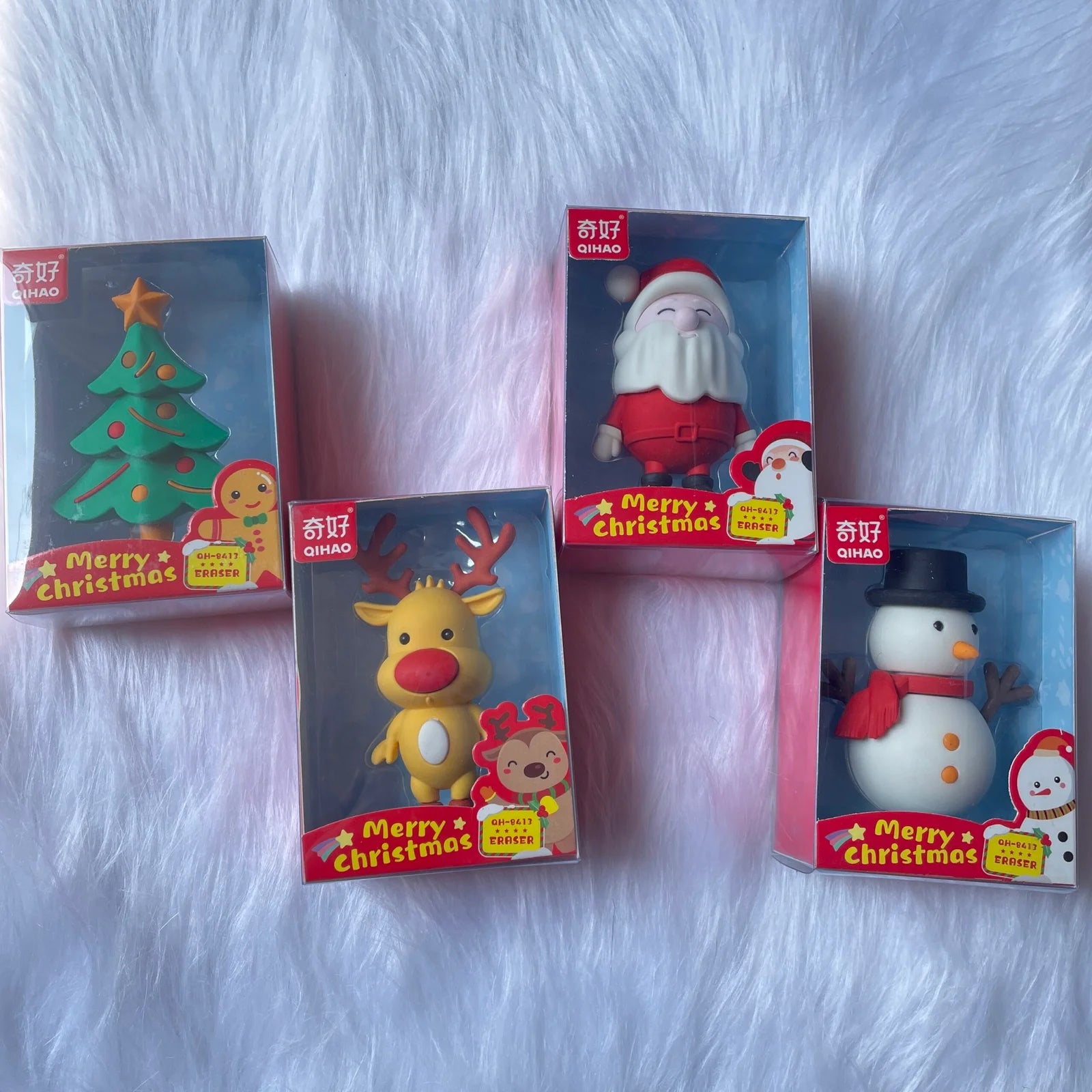 Christmas theme jumbo erasers