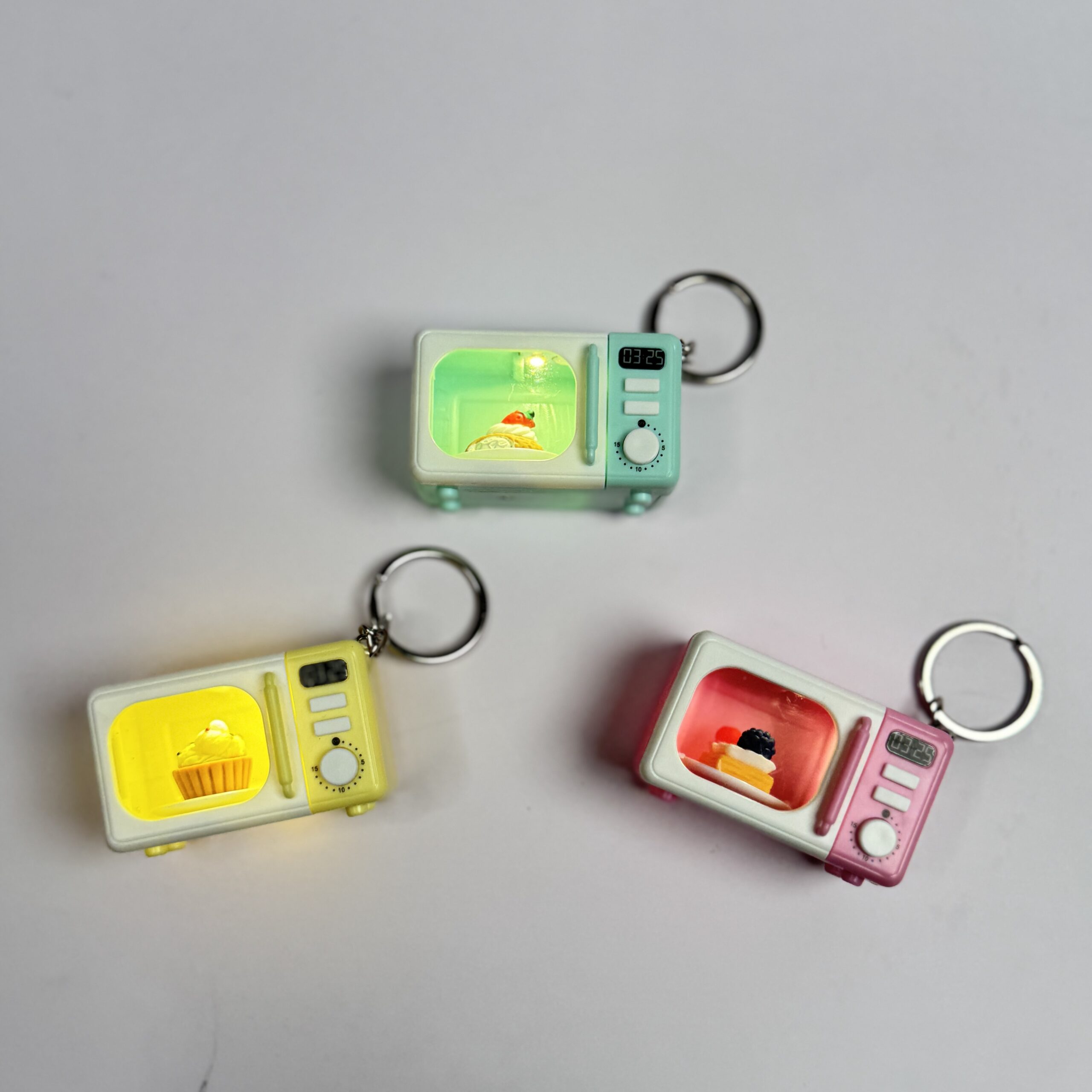 Interactive Miniature Microwave Keychain