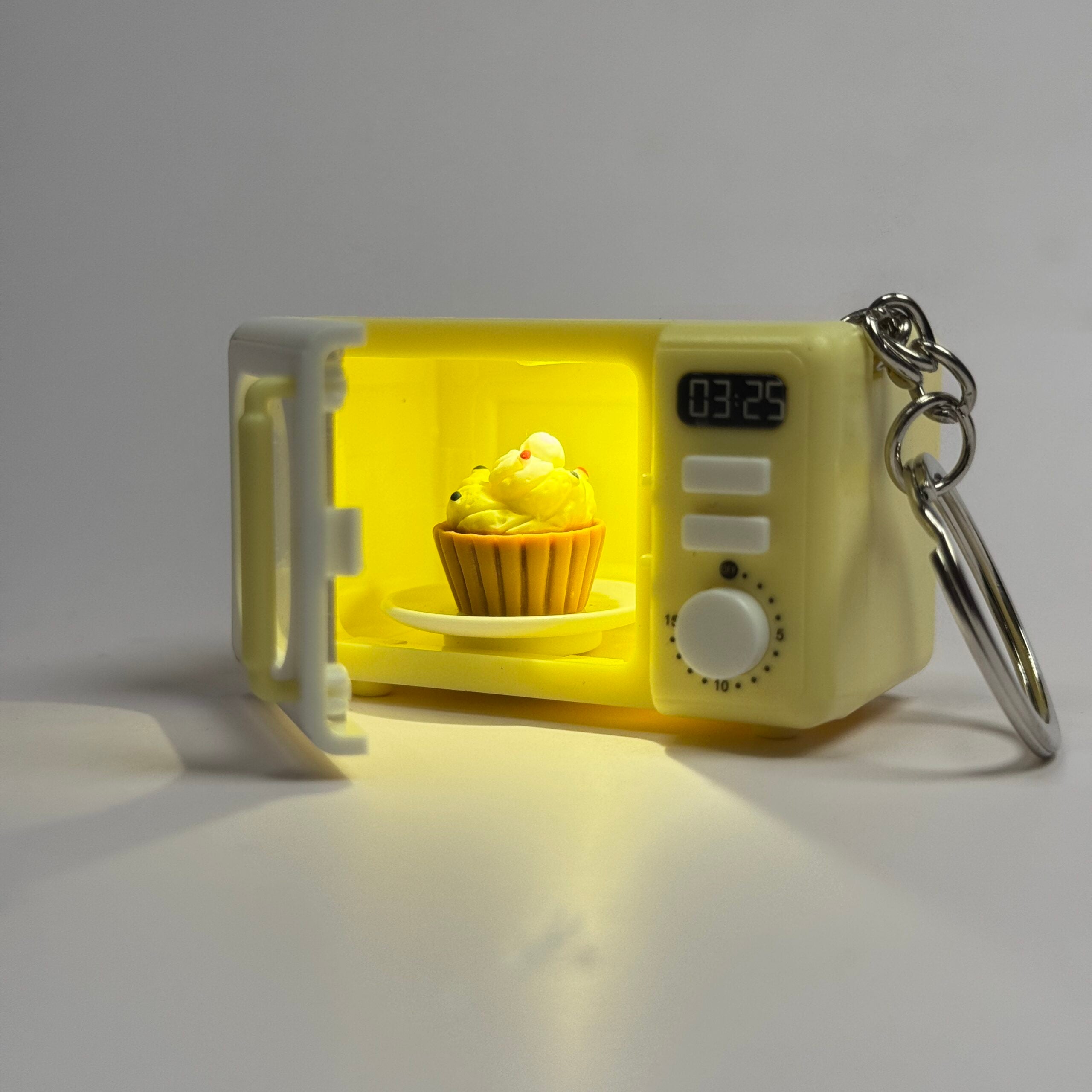 Interactive Miniature Microwave Keychain