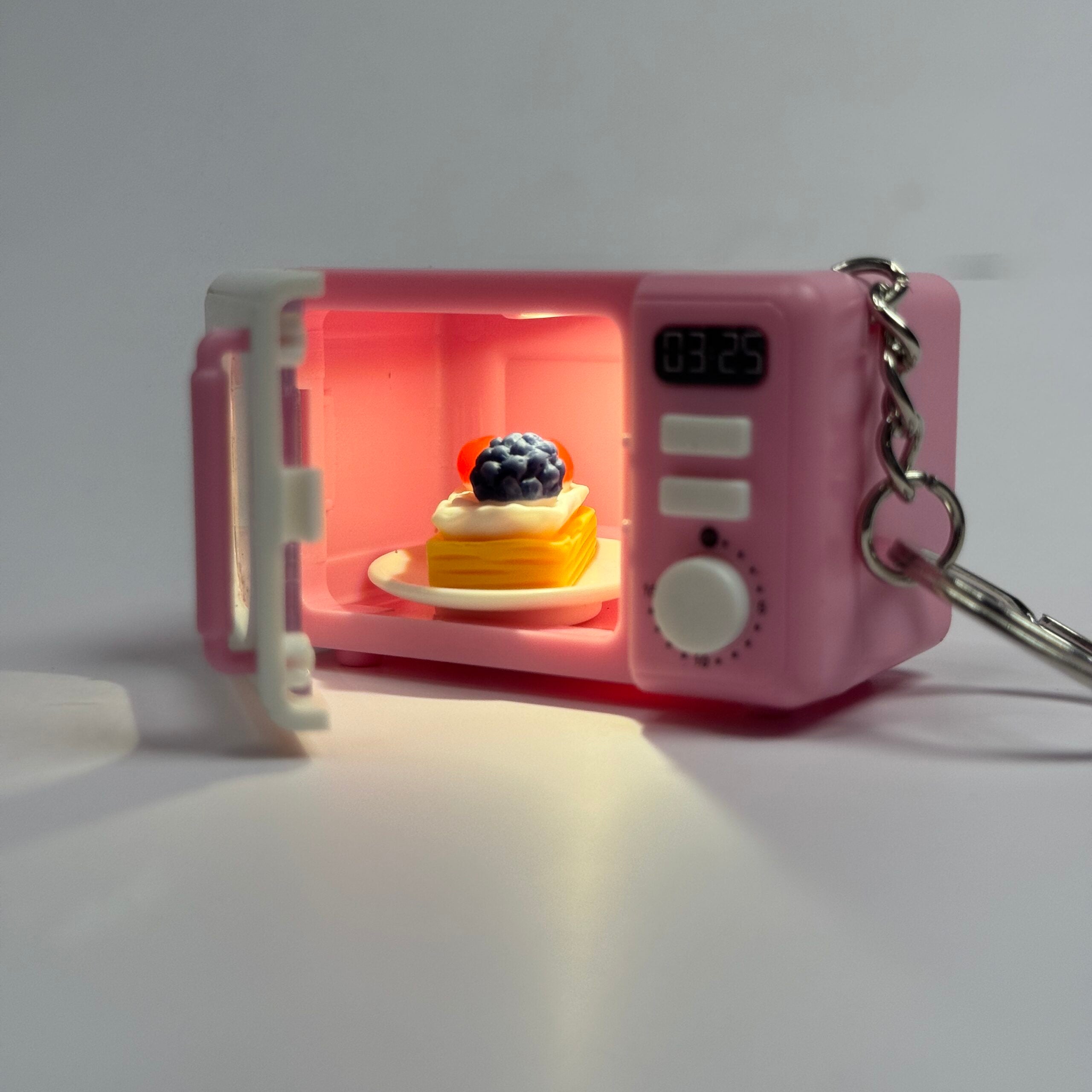 Interactive Miniature Microwave Keychain
