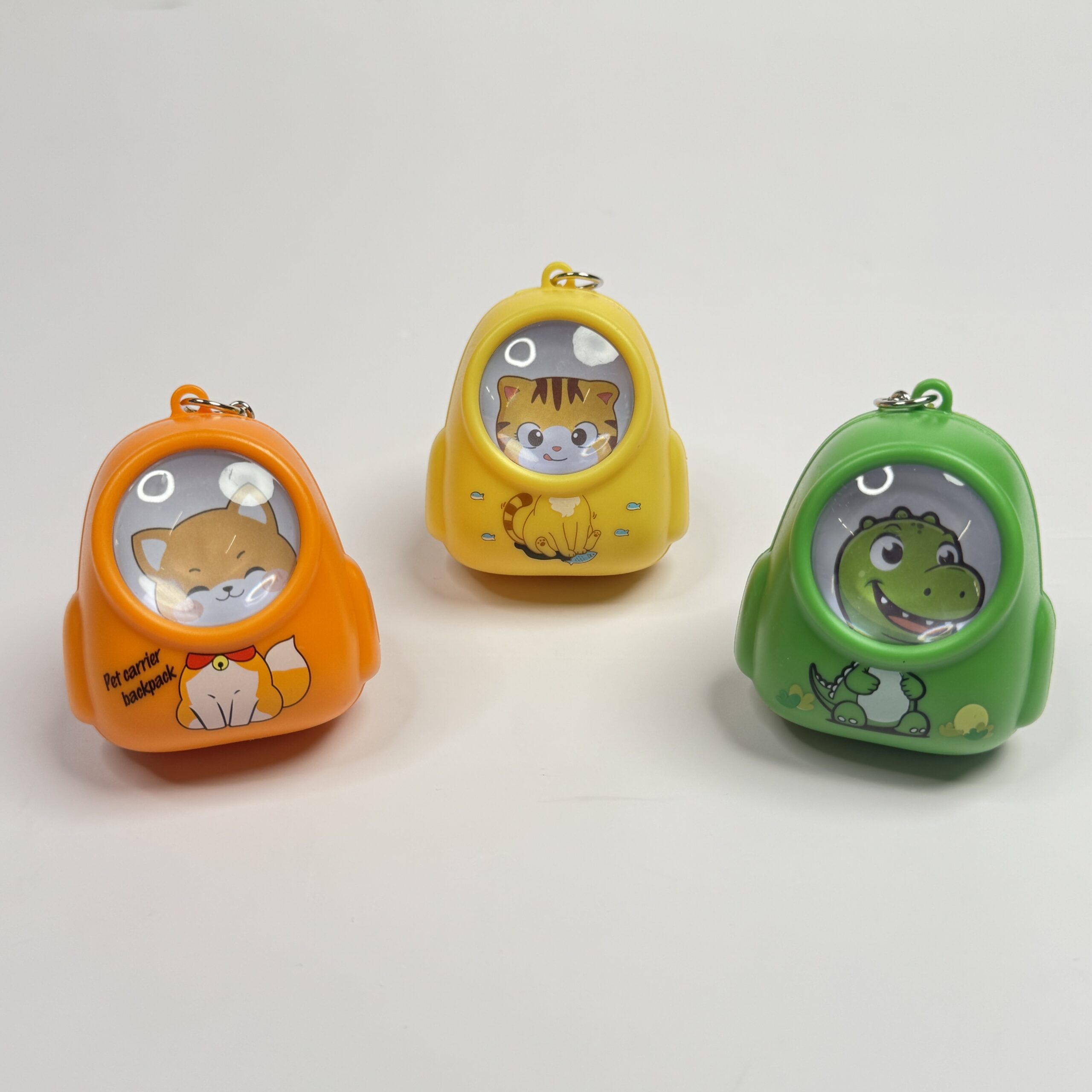 Cut Pet Carrier Backpack Light Keychain