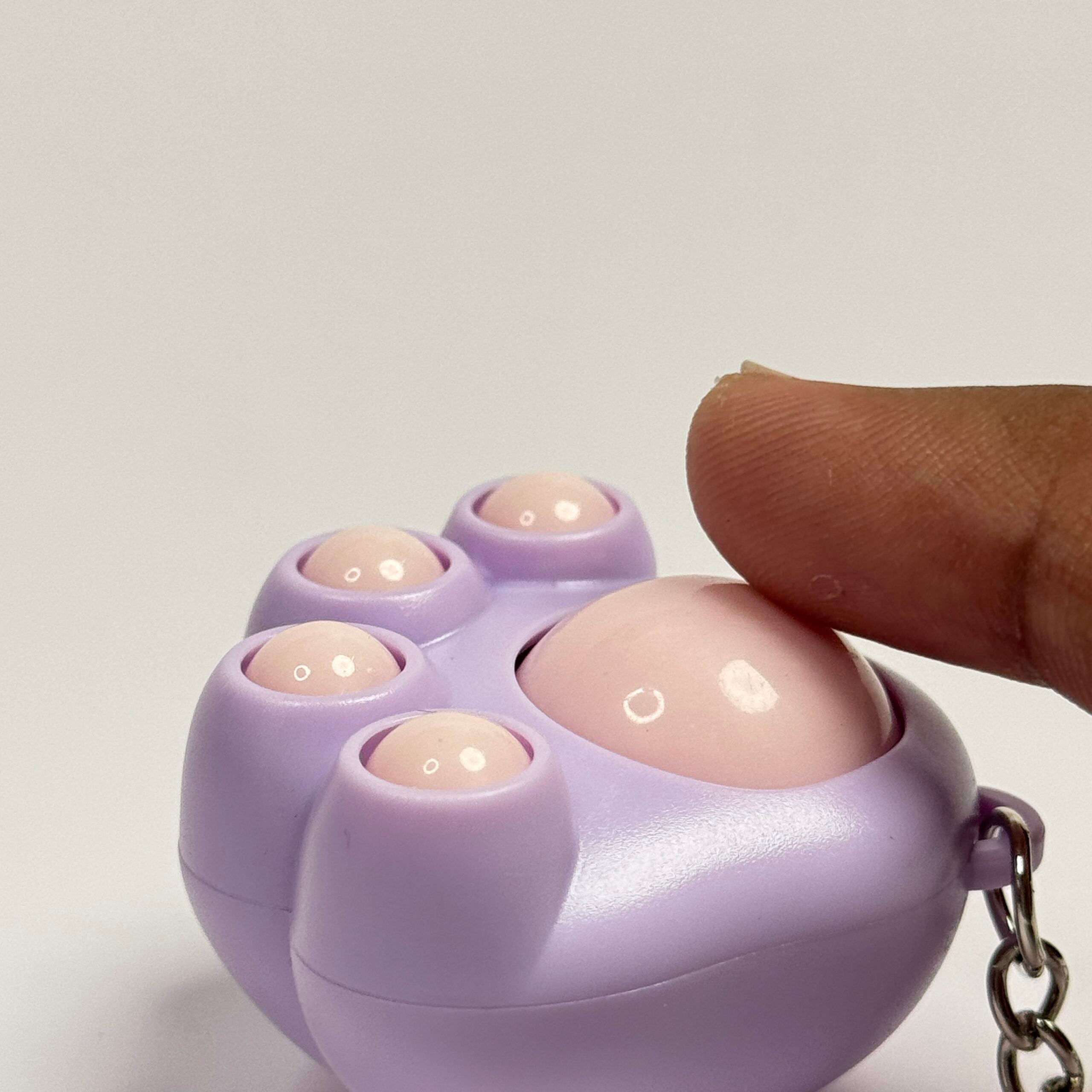 Paw Massager Fidget Keychain