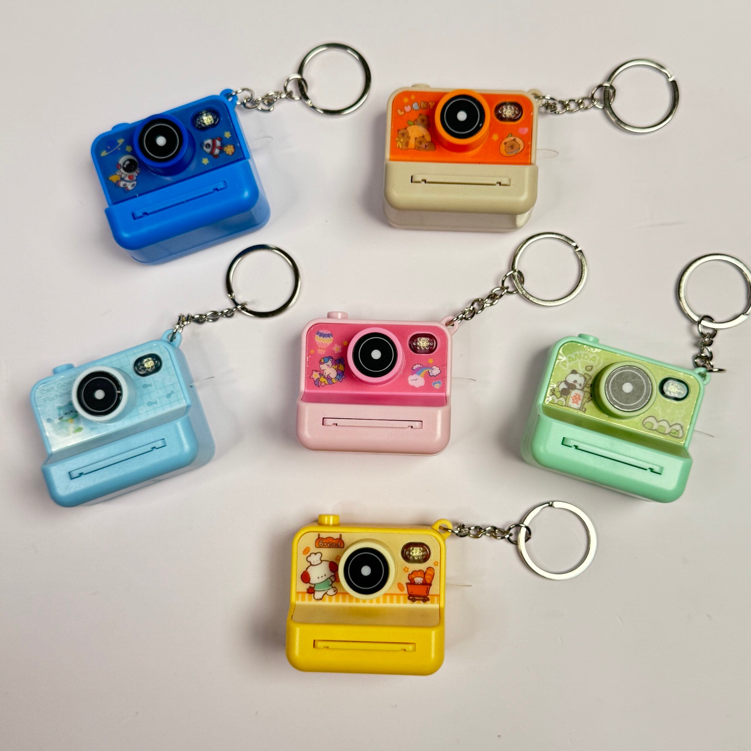 Polaroid Camera Flash Keychain