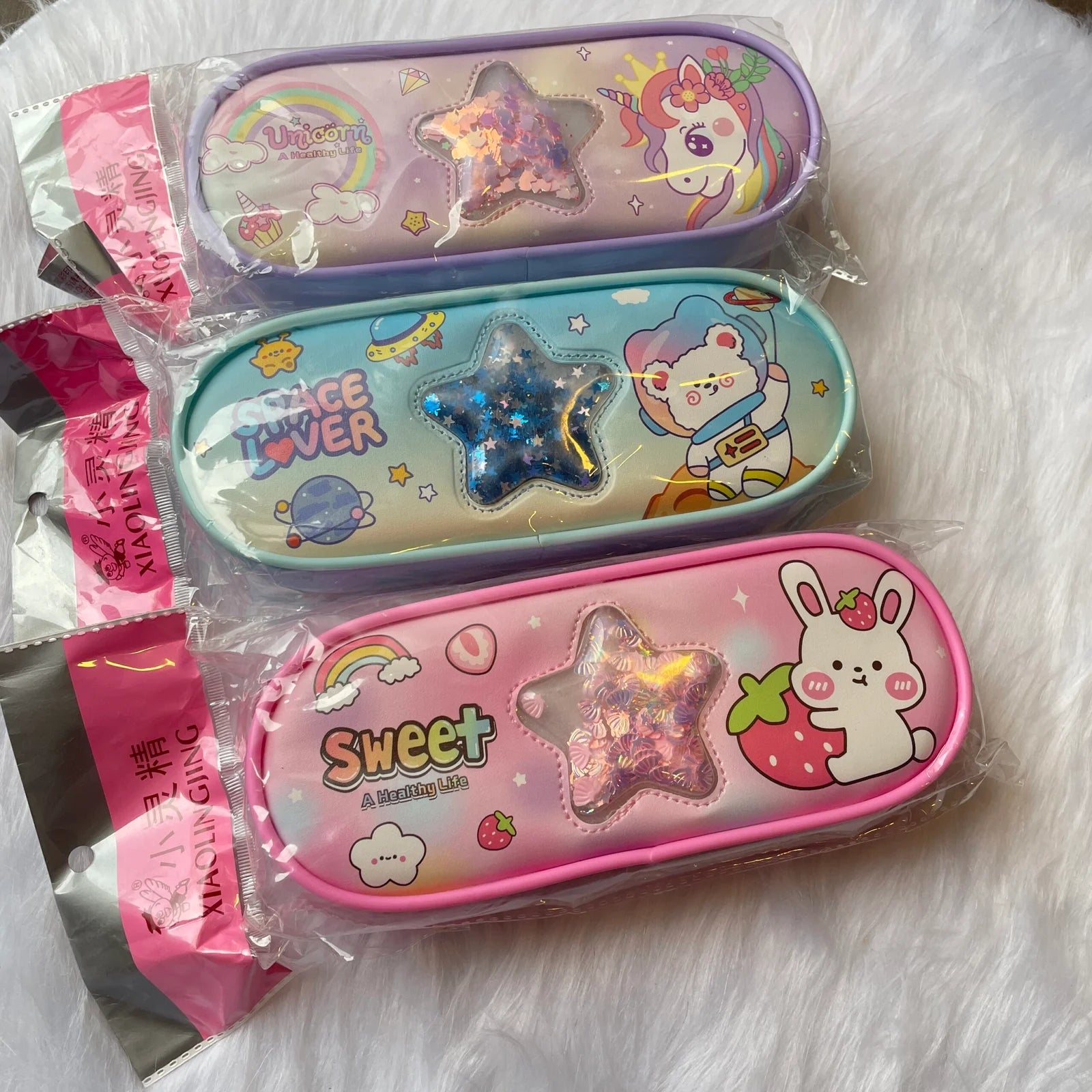 Premium Cute glitter pouch