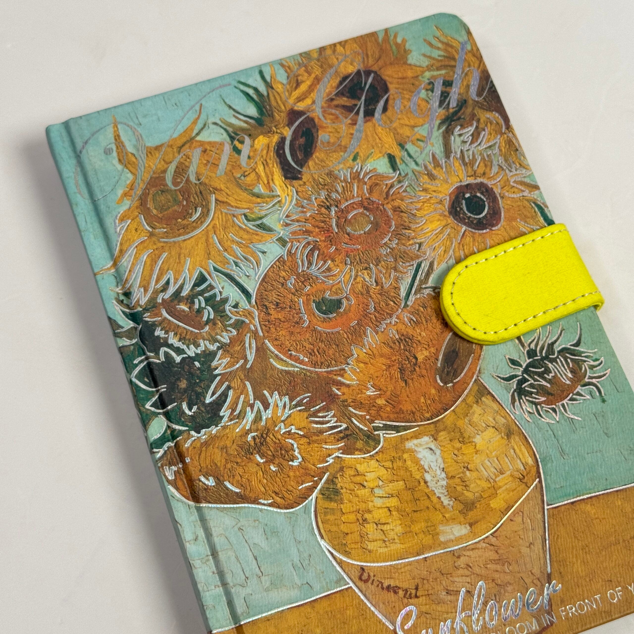 Magnetic closure flap journal
