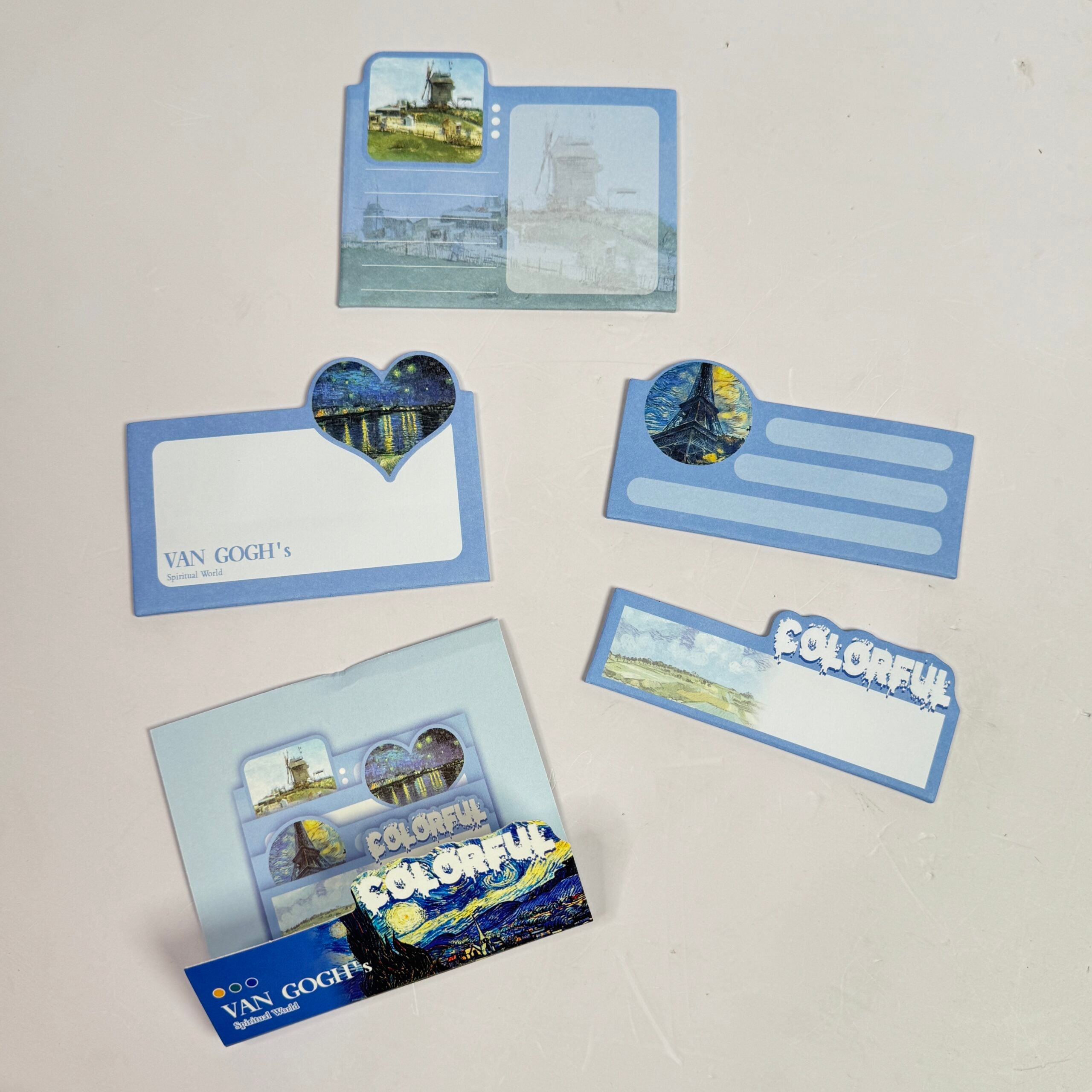 Van Gogh theme sticky notes