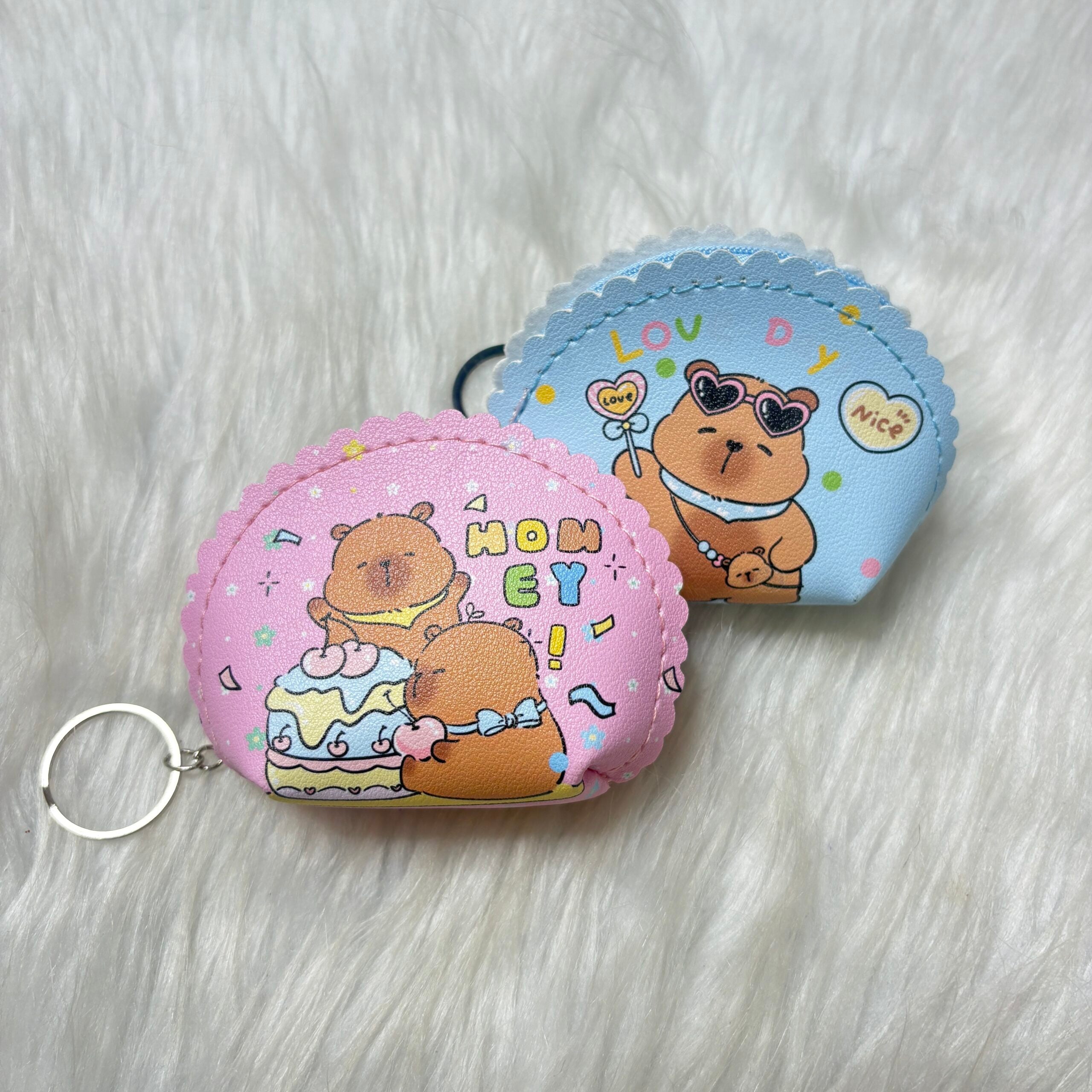 Capybara theme coin pouches