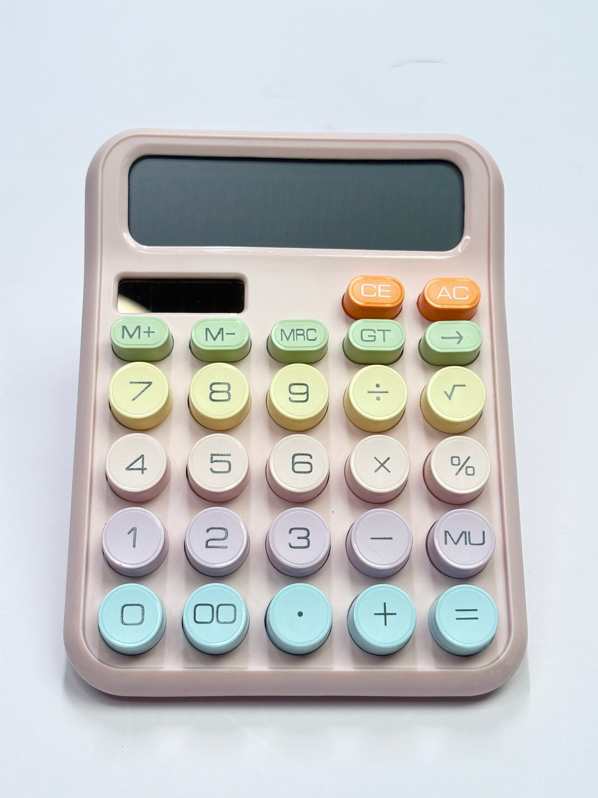 Pastel Mechanical Calculator