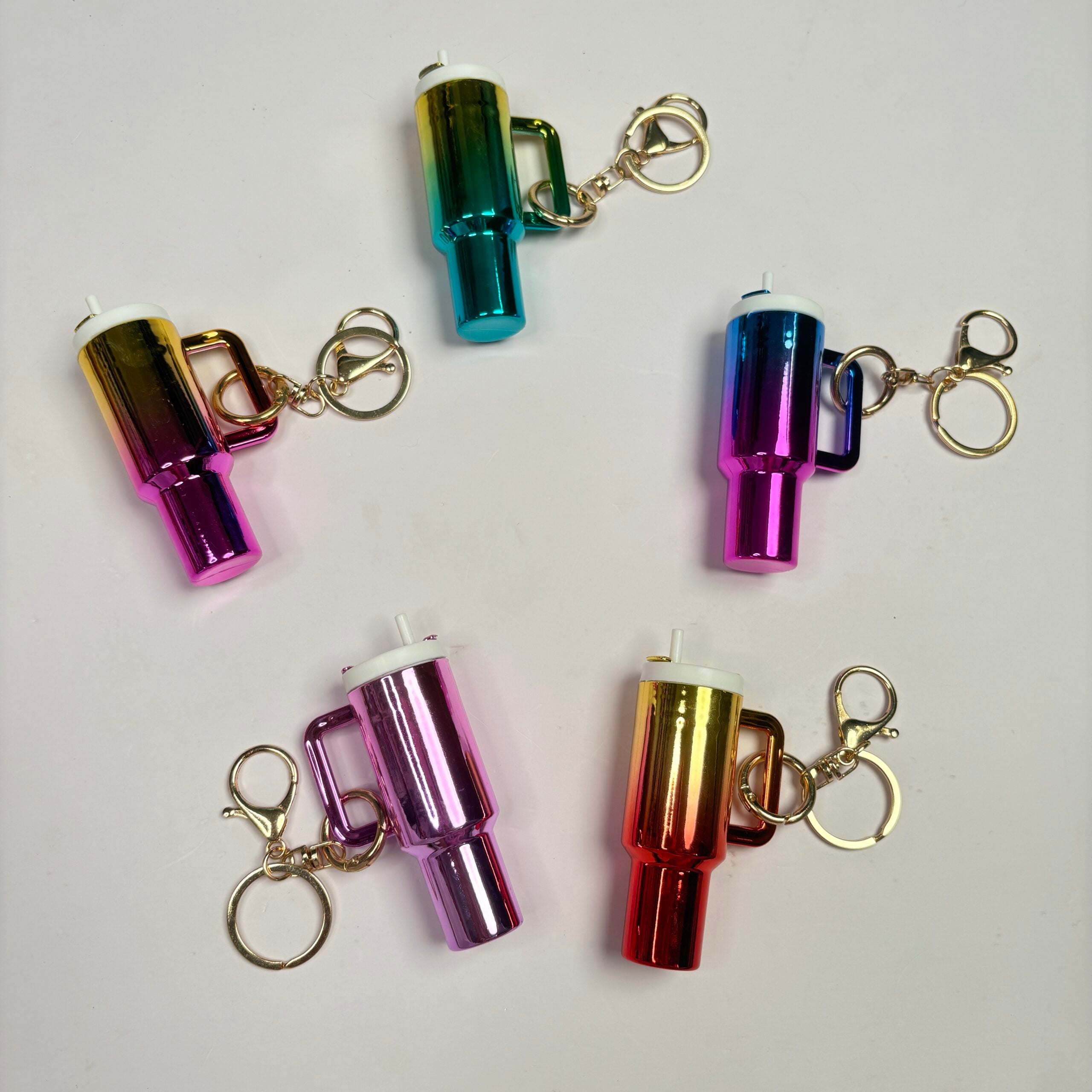 Gradient Mini Stanley Tumbler Keychain (Lipstick Holder)