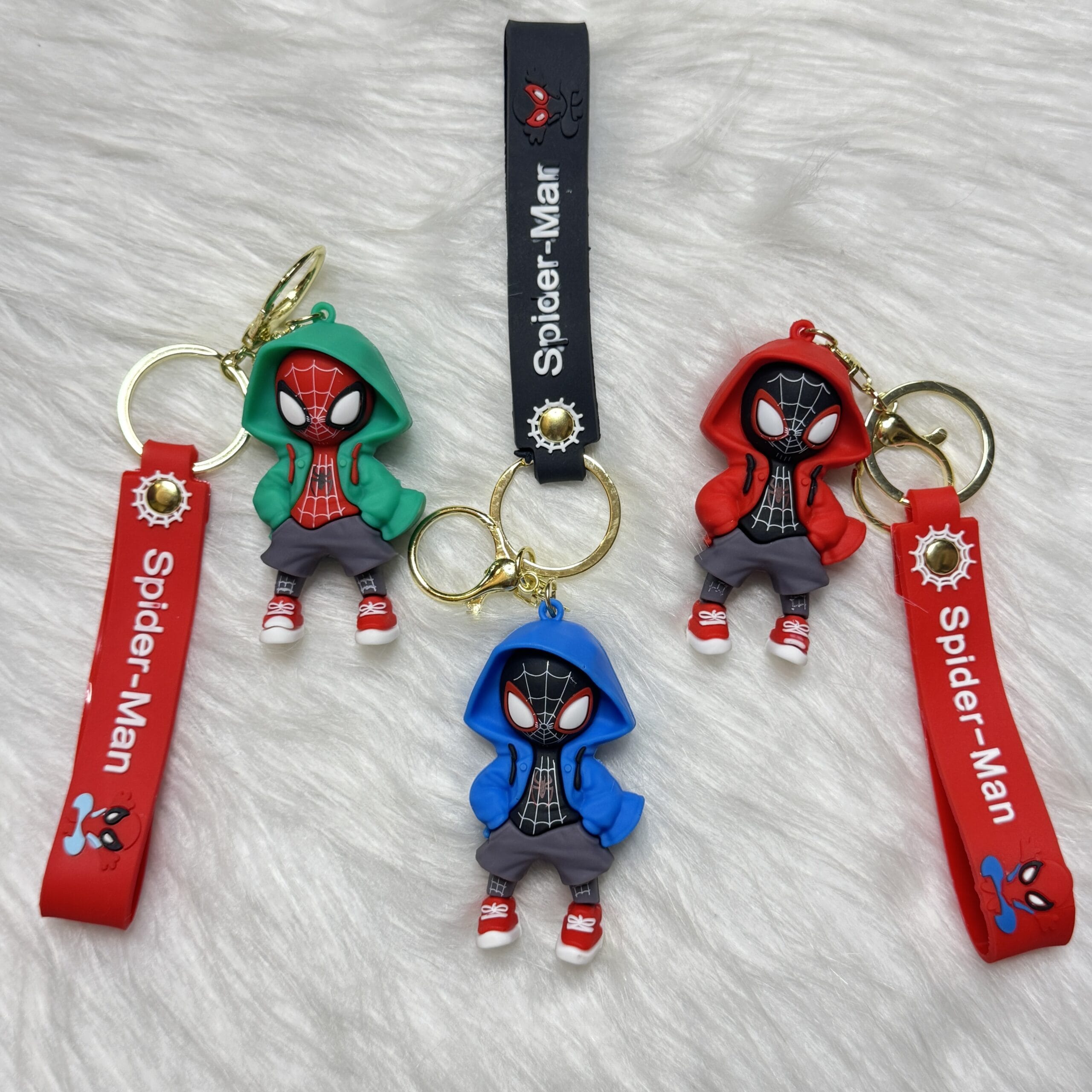 Spiderman With Hoodie Keychain
