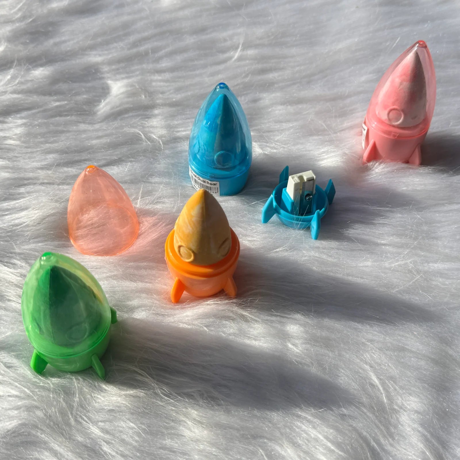 2 in 1 Rocket Sharpener Eraser