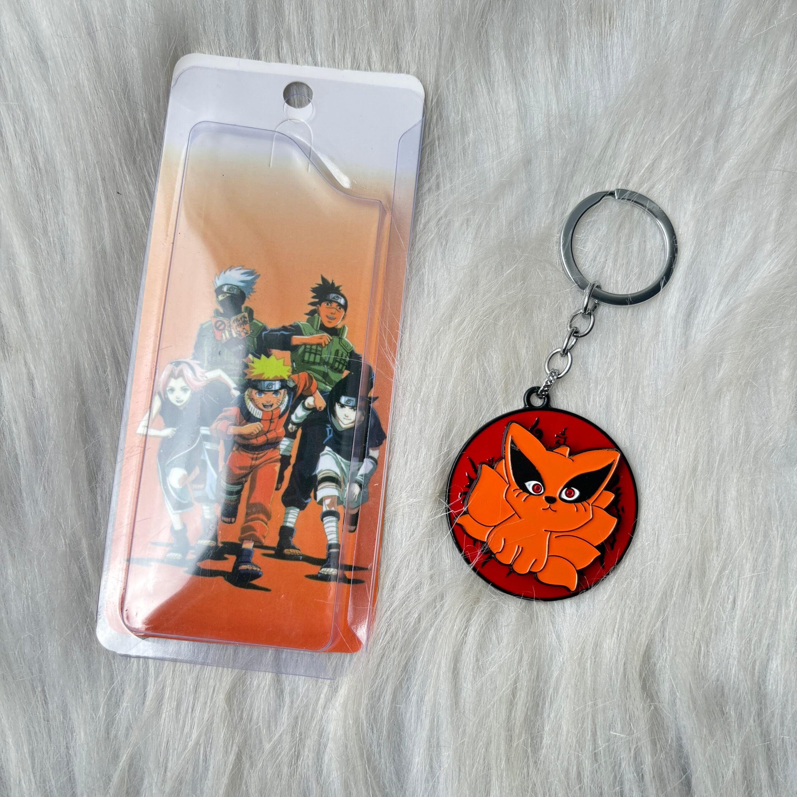Naruto theme spinning keychain