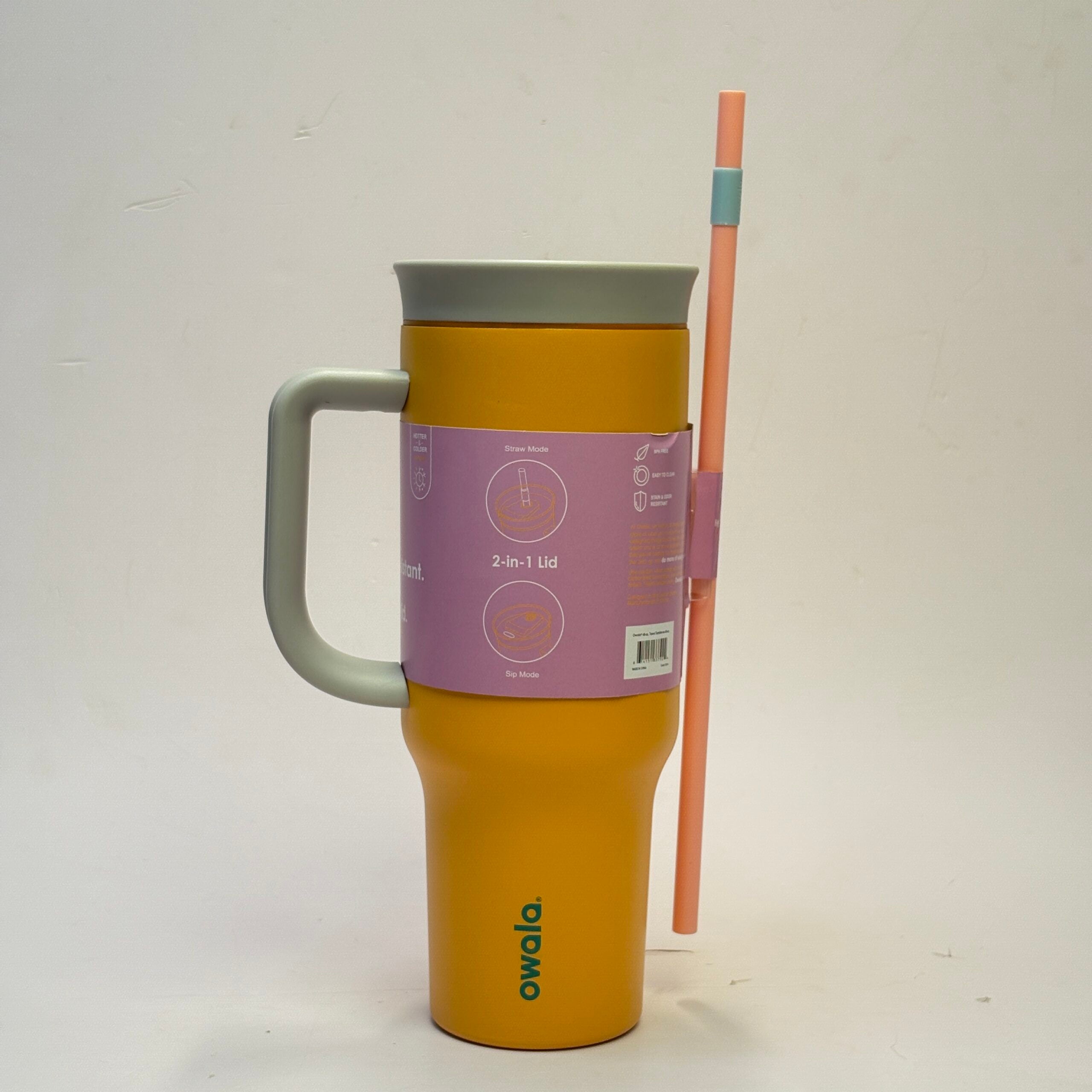 Owala 40oz Stainless Steel Insulated Tumbler with Spill Resistant Lid