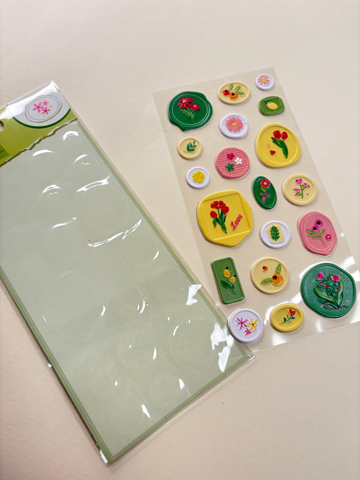 Wax stamp sticker