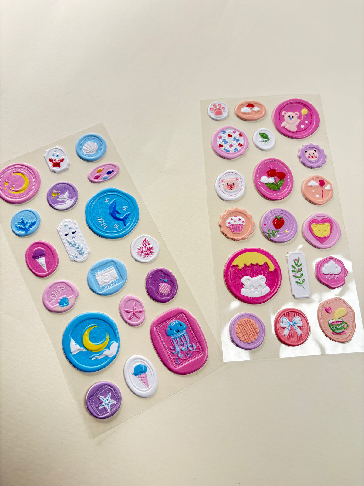 Wax stamp sticker