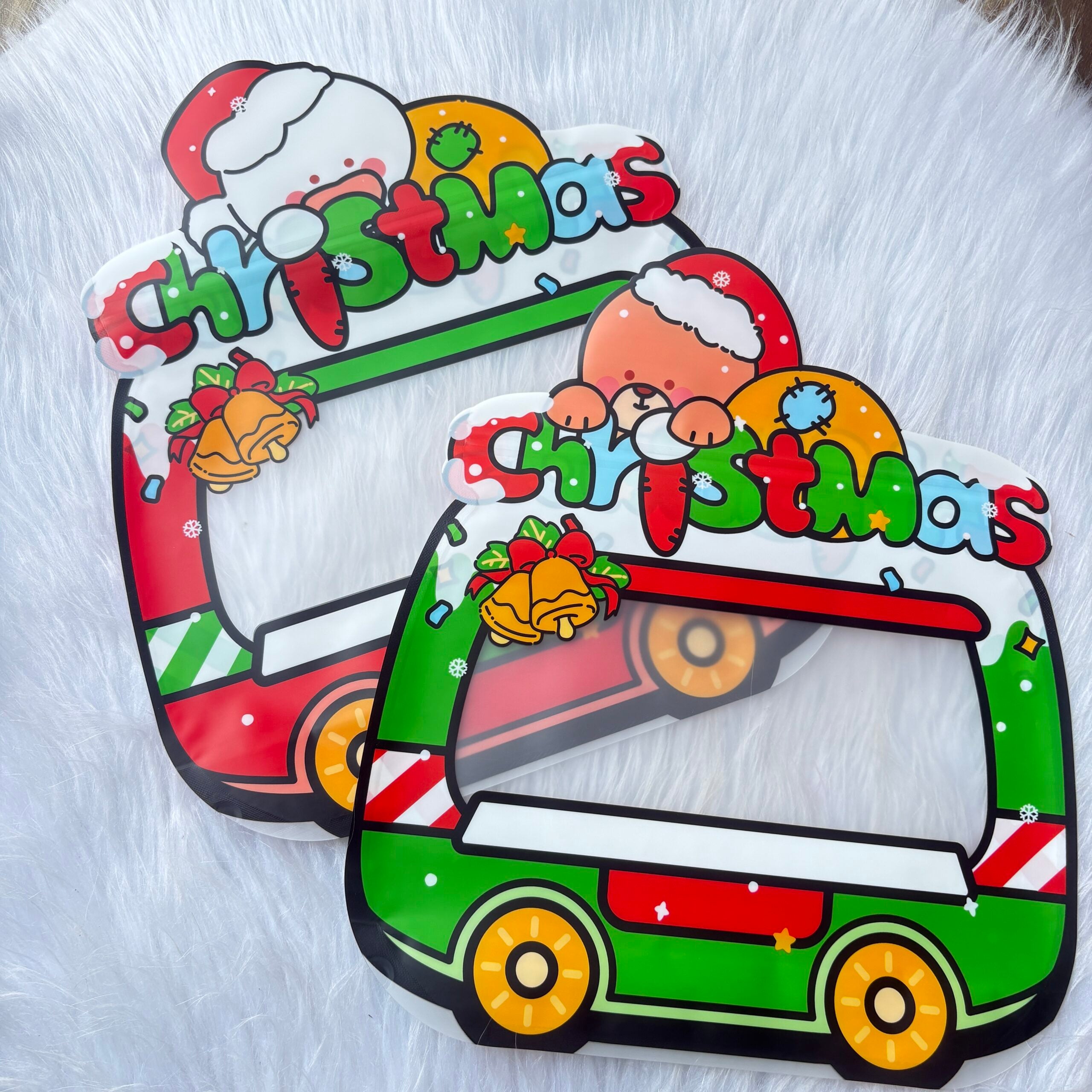 Christmas theme goodie/chocolate pouches big size