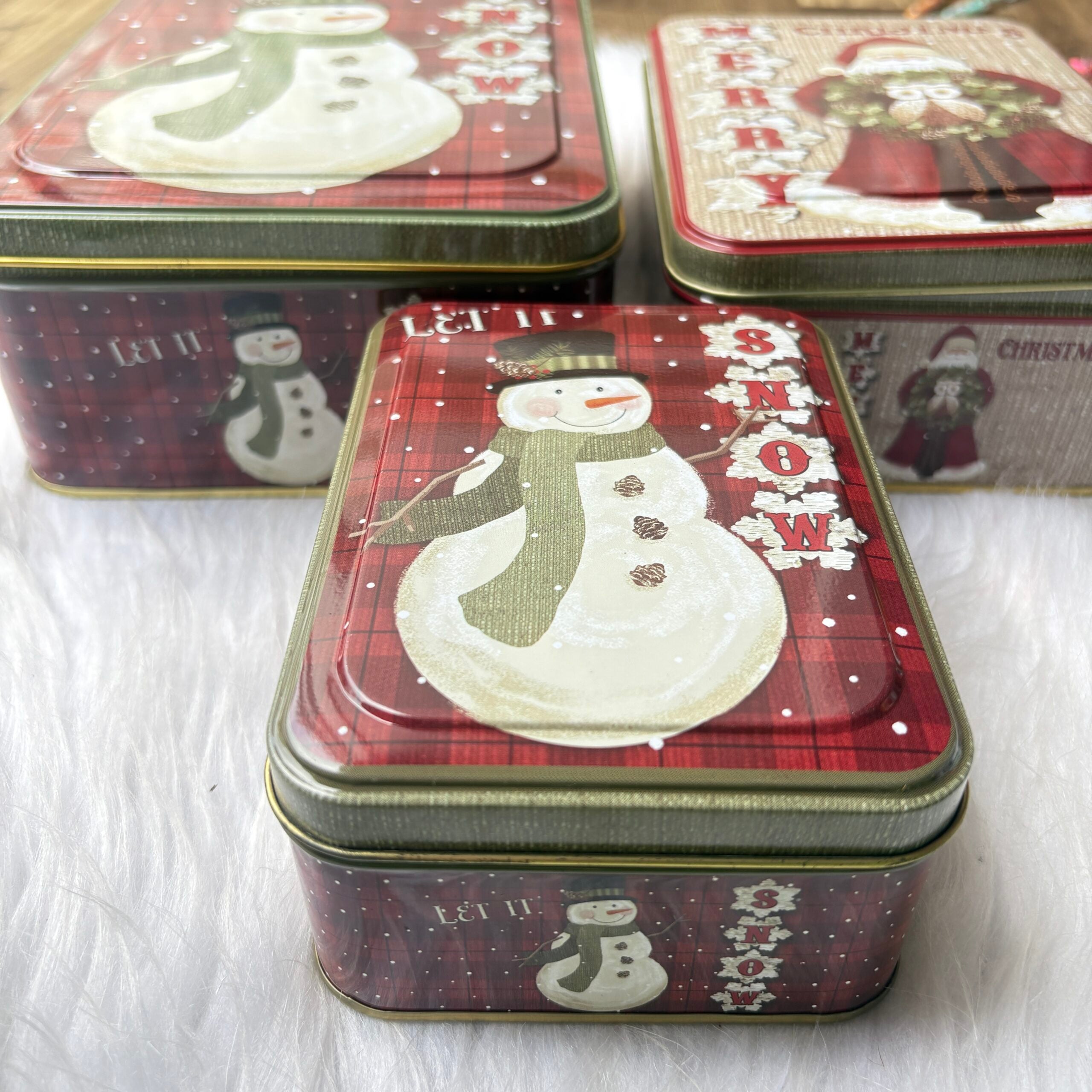 3 in 1 Christmas tins